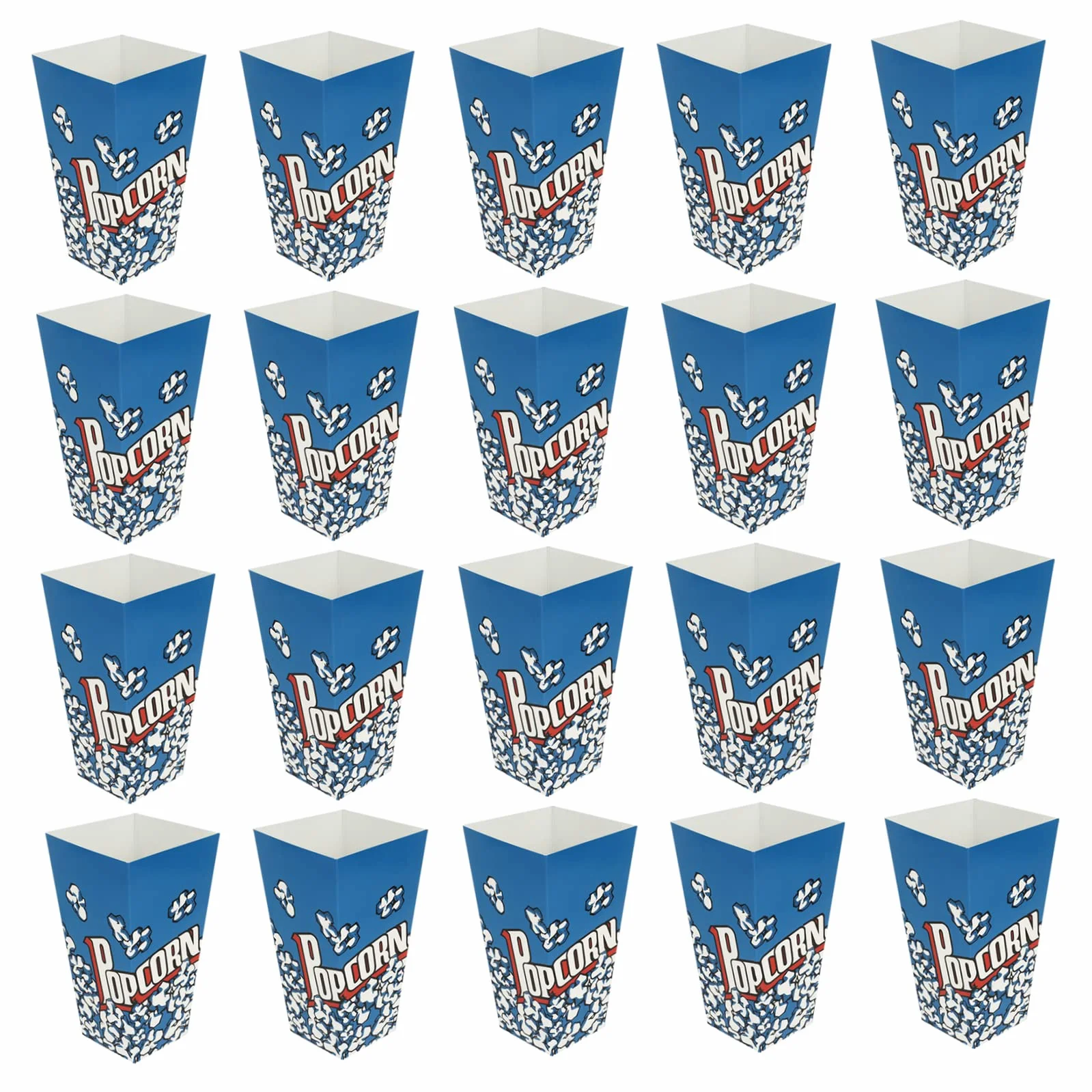 Toyvian Cajas De 100 Uds. Caja De Palomitas De Maíz Titulares De Palomitas De Maíz Tina De Palomitas De Maíz Contenedor De Palomitas De Maíz Cubo De Palomitas De Maíz Papel Microonda