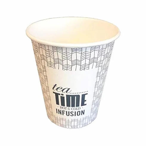 Climprofesional 1000 Vasos de Cartón de 210 cc Compostables para Bebidas Frías y Calientes. Especial para Hostelería y Restauración. Caja con 1000 unidades.