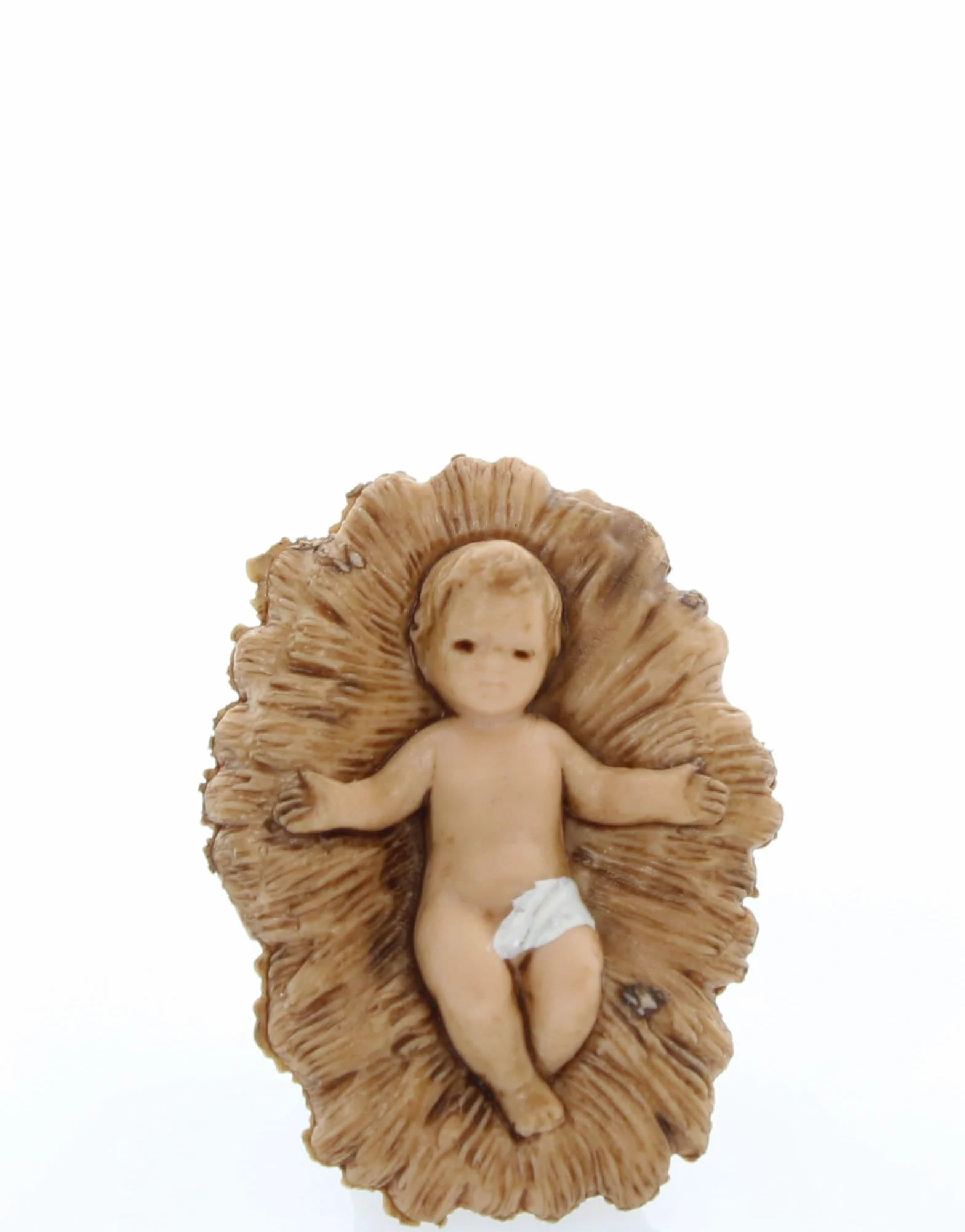 Moranduzzo Natividad 6 Figuras Belén 3,5 cm Escala 1:50 Micro 3,5 Figura Indestructible Siglo XVIII Acabada a Mano