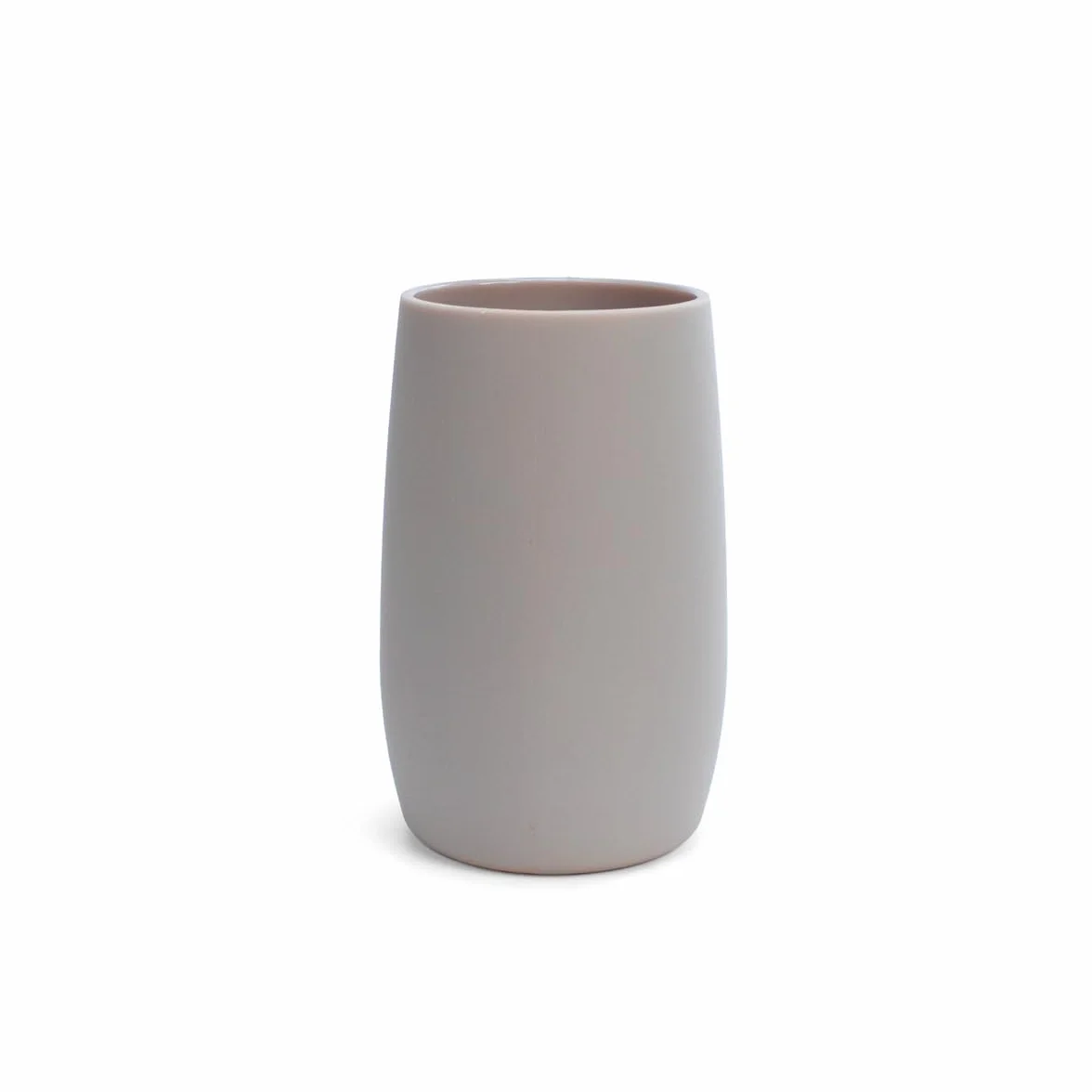 Vaso baño para Cepillo Dientes Serie Glaciar ABS Mate 7.5 cm x 11.5 cm Beige