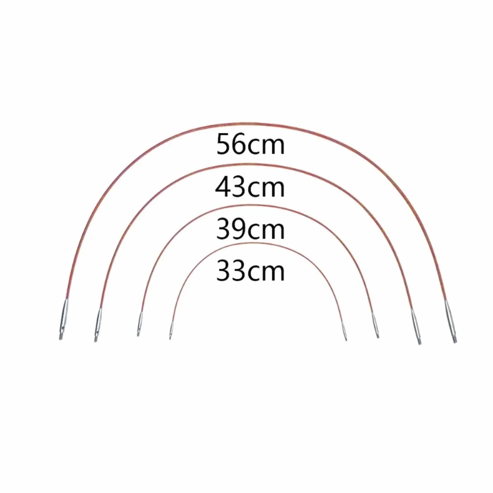 Aguja Circular de bambú carbonizado extraíble, Aguja for suéter, Utensilios de Costura, Juego de Agujas de Tejer Circulares Intercambiables para Principiantes