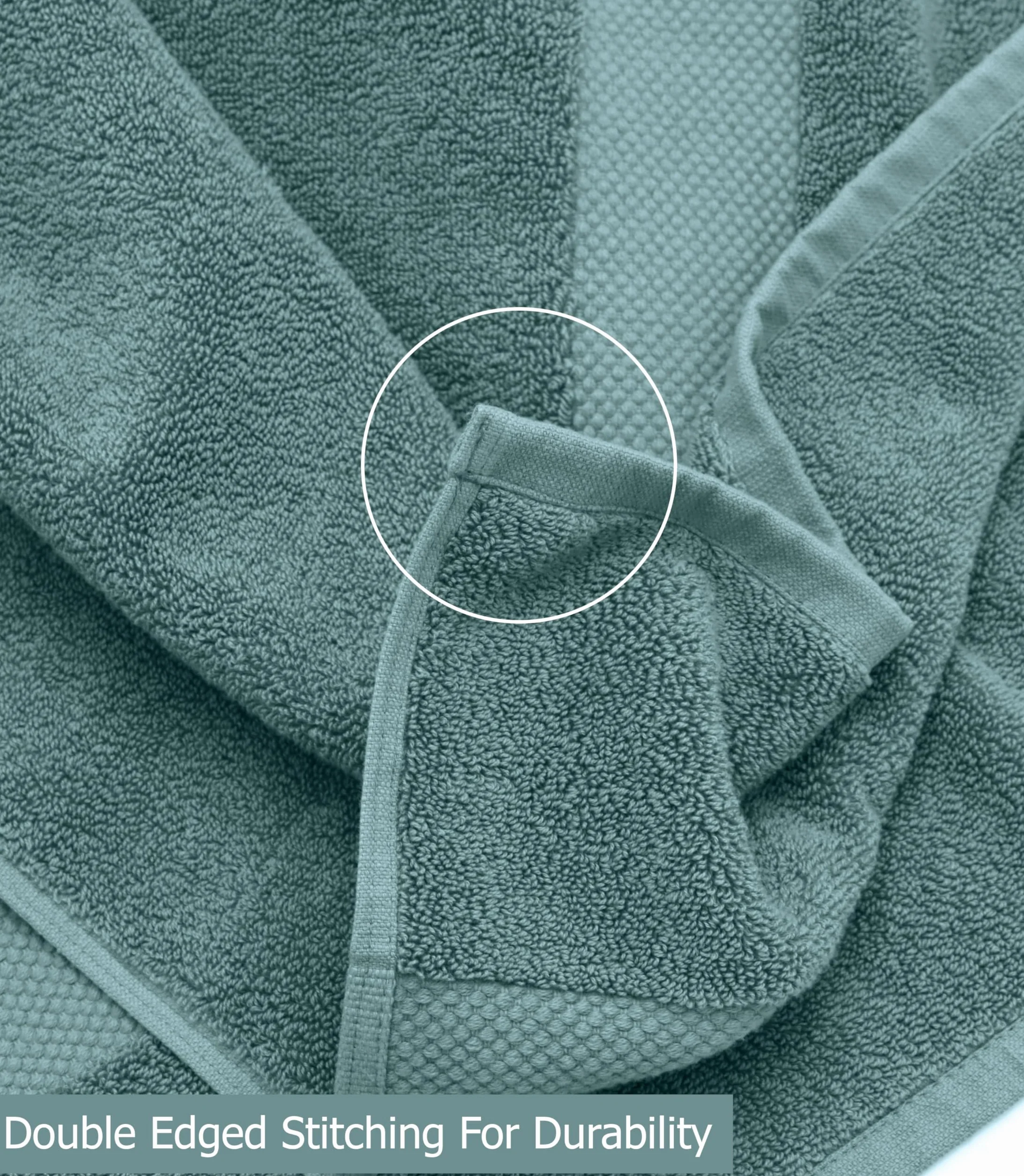 COTTON CRAFT Hotel Spa - Juego de 2 toallas extragrandes extragrandes de 40 x 80 pulgadas, peso pesado de 700 g/m², algodón puro hilado en anillo de 2 capas, suave, absorbente, uso diario, fácil