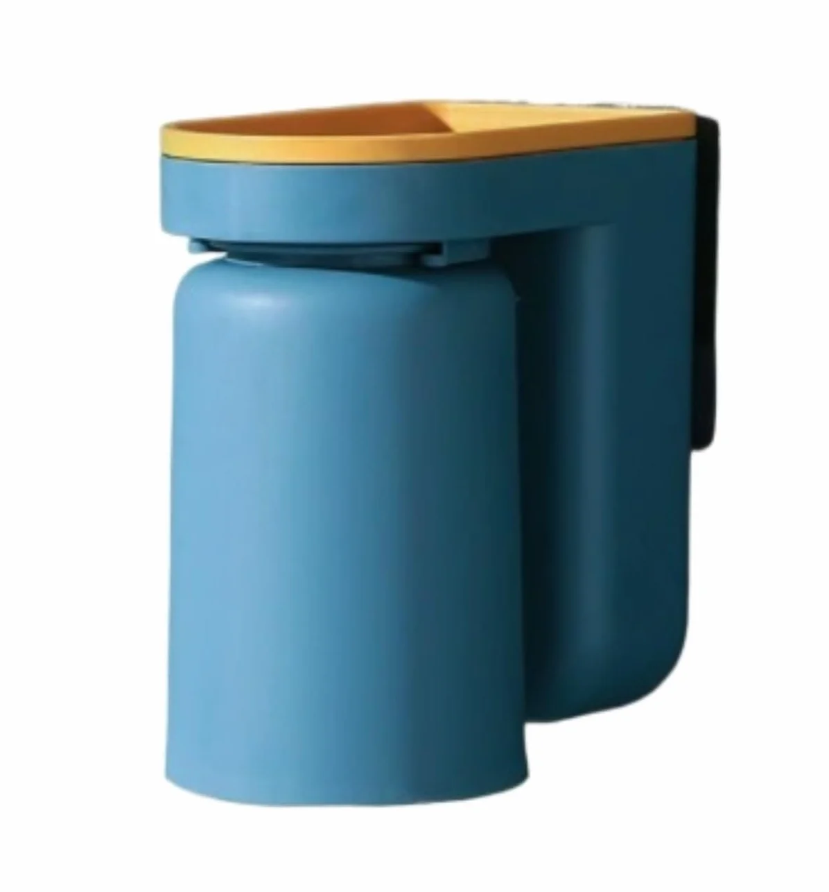 Baño Porta Soporte For Cepillo De Dientes, Diseño Invertido Montado En La Pared For Una Fácil Limpieza, Drenaje Adhesivo Cepillos Accesorios(Blue)