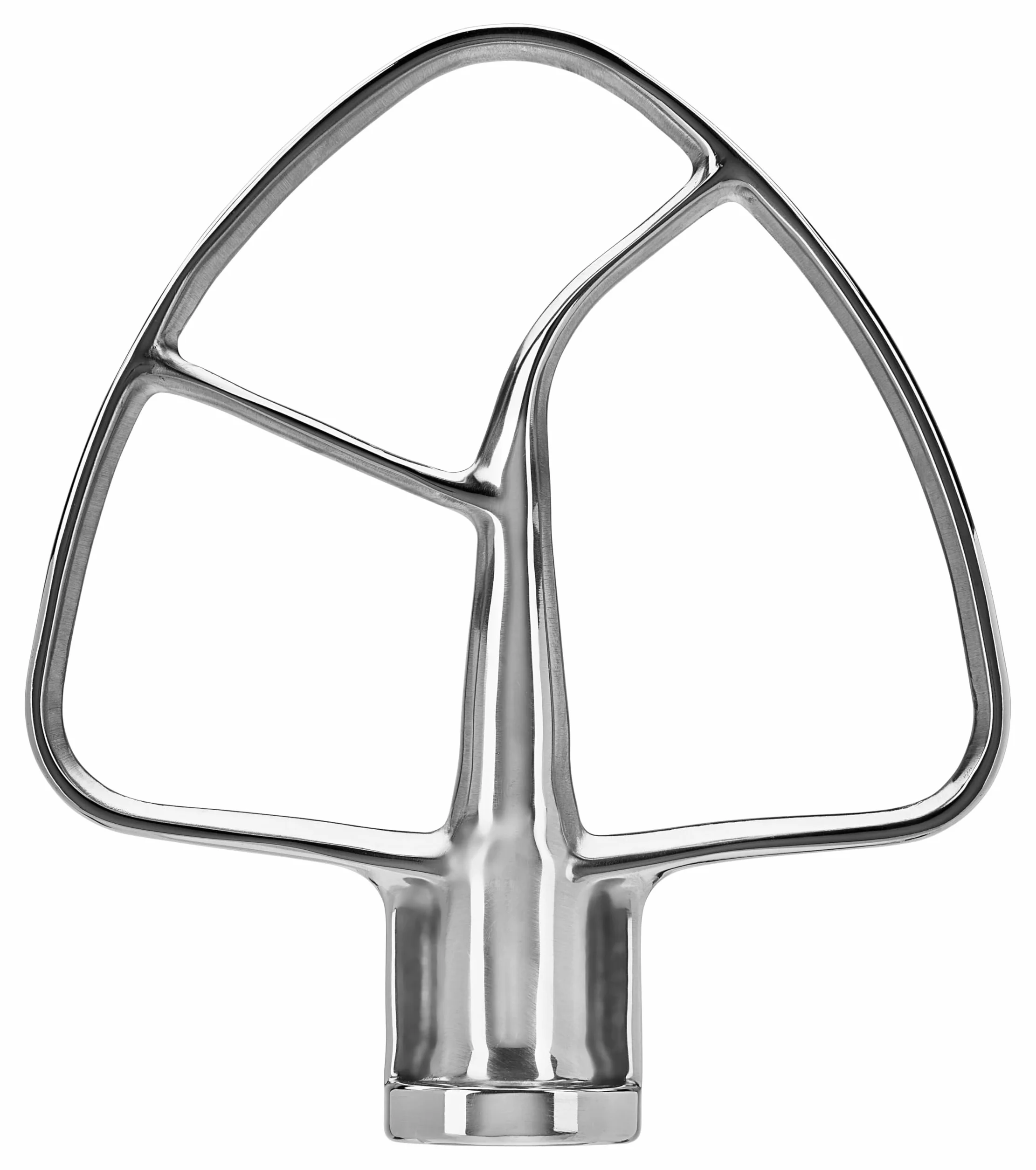 KitchenAid Set 3 Accesorios Acero Inoxidable para Batidoras Tilt-Head 4.3L y 4.7L, Incluye Batidor Plano, Gancho Amasador y Varillas, Apto Lavavajillas