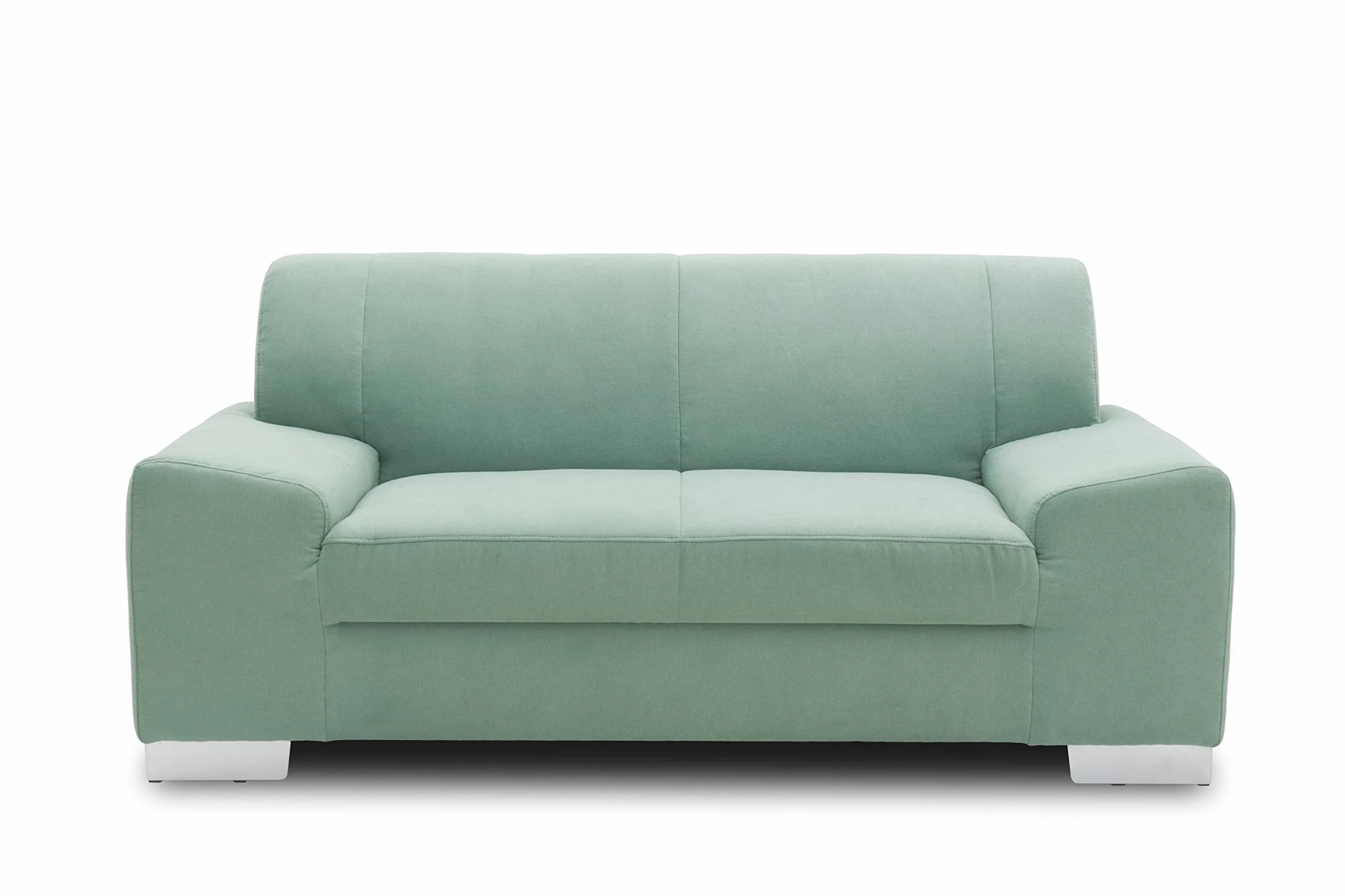 DOMO. collection Sofa Alisson, 2er Couch, 2-Sitzer, 2er Garnitur, Polstergarnitur 164 x 83 x 75 cm (BxTxH), in grün