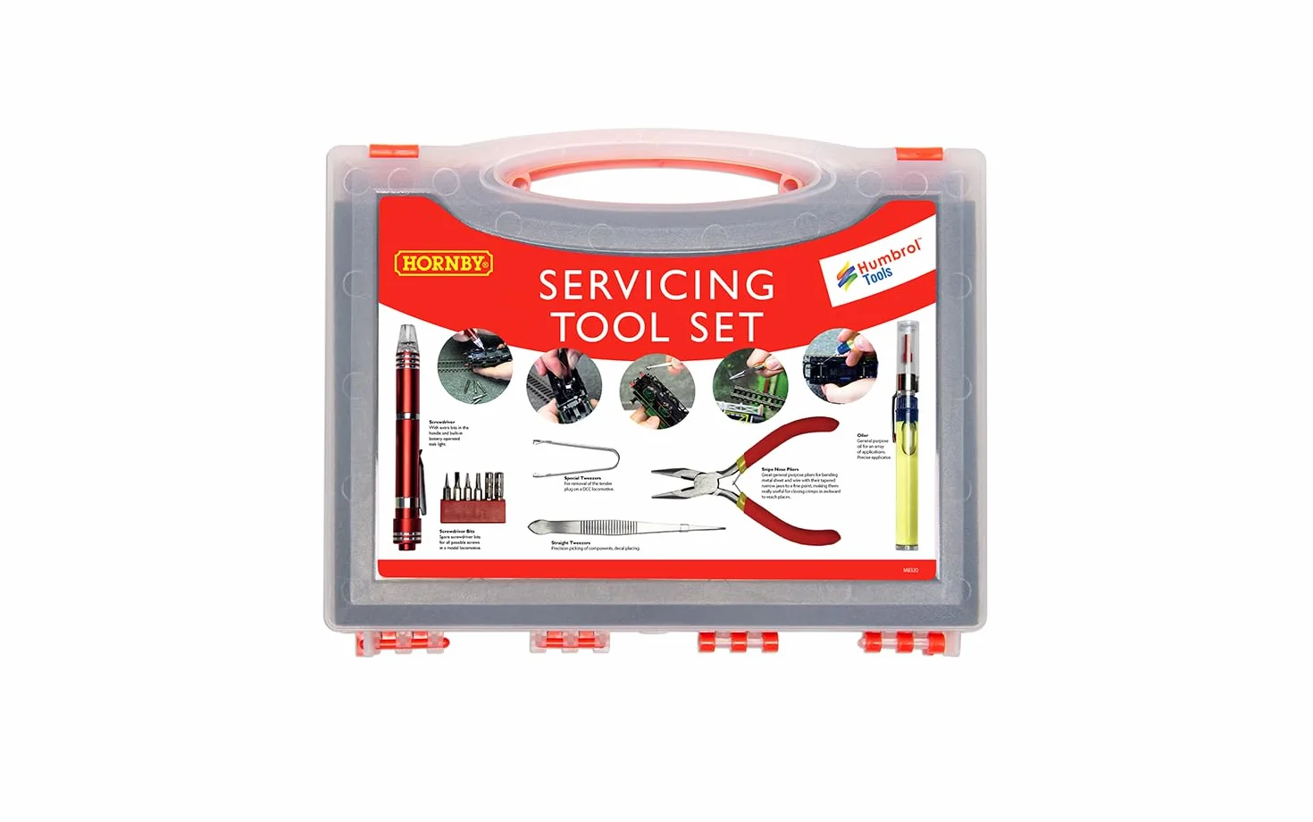 Hornby AG9164 - Juego de Herramientas de Mantenimiento para tu Locomotora y diseño de ferrocarril