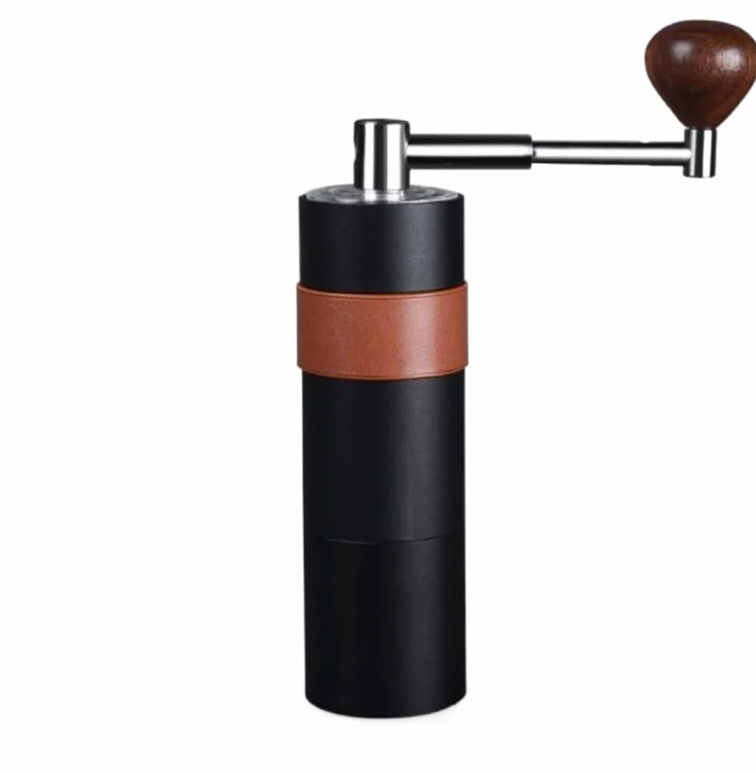 Molinillo Café Oficina Molinillos De Café Manuales Molinillo Metal Herramienta Acero Inoxidable Manual Hecho A Mano Vintage Moledor de Cafe(Black)