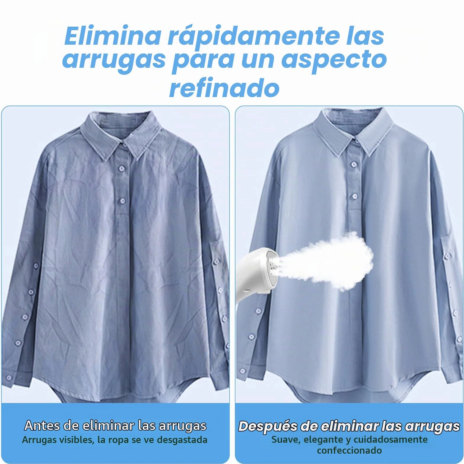 Plancha Vertical Vapor,2000W Plancha de Vapor,Ferro a Vapor Vertical | Depósito de 2.5 L, 45g/min,Altura ajustable, Elimina Arrugas y Funciona en Todos Los Tejidos