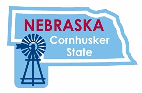 Karen Foster - Plato de Metal para álbumes de Recortes, diseño de Nebraska