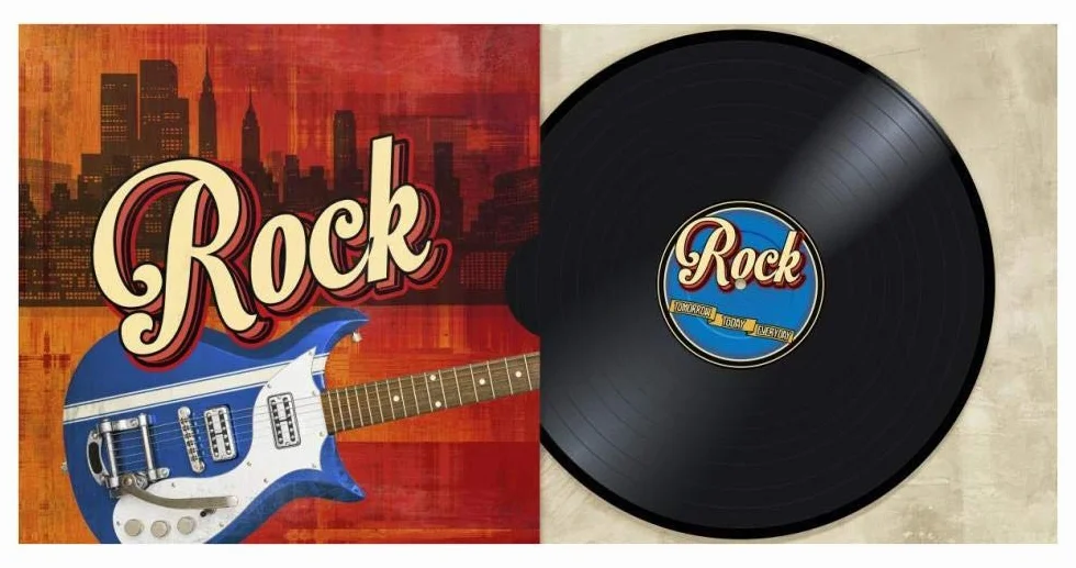 Artworks Italia Rock Collection-Paper Art - Arte de papel, 96,5 x 50,8 cm