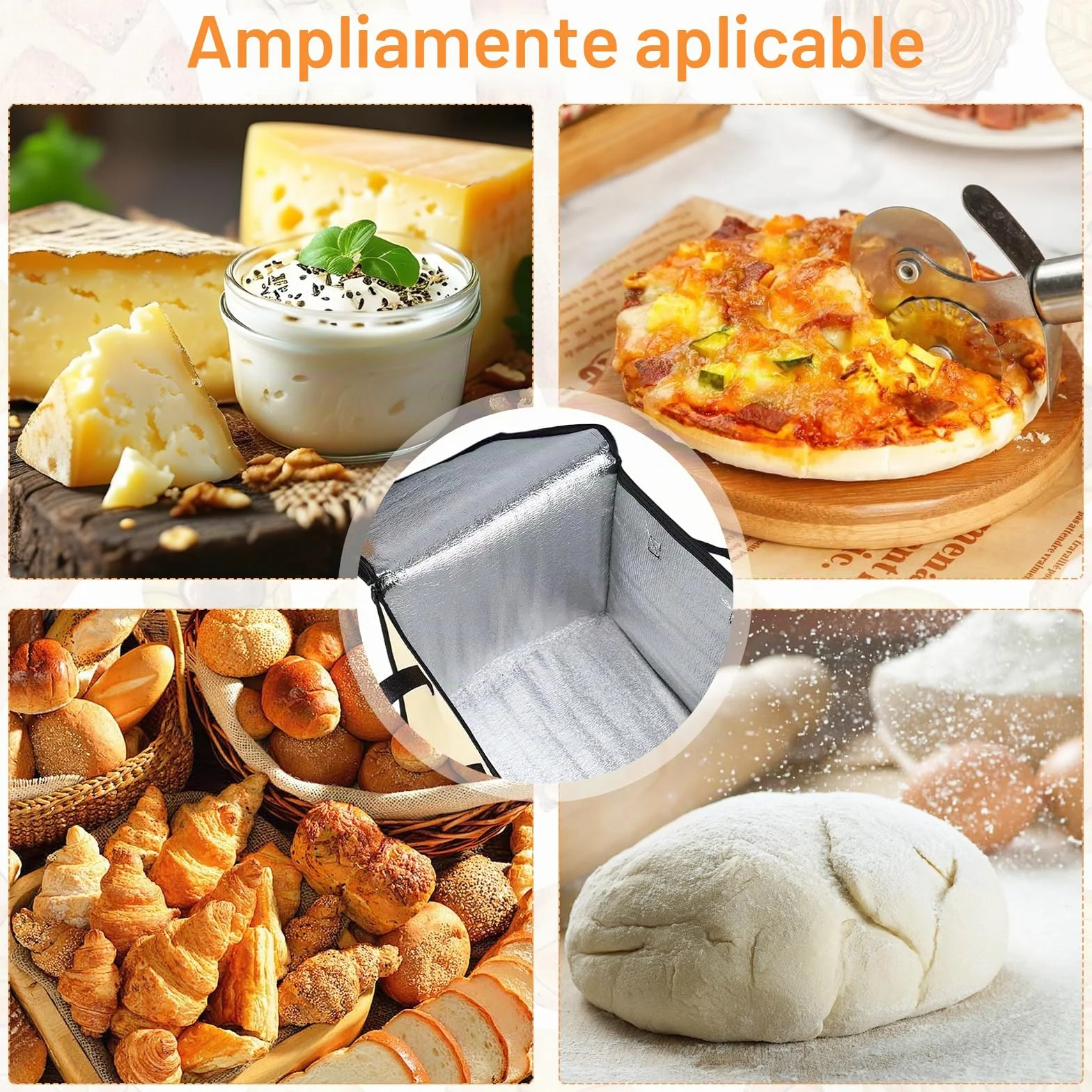 Fermentadora de Pan, Caja de Fermentación para Masa de Pan con Temperatura Ajustable, Temporizador y Calentador para Masa de Pan Casero y Yogur