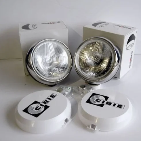 2 FAROS Sim Tipo Oscar Cuneteros 180MM CON TAPAS