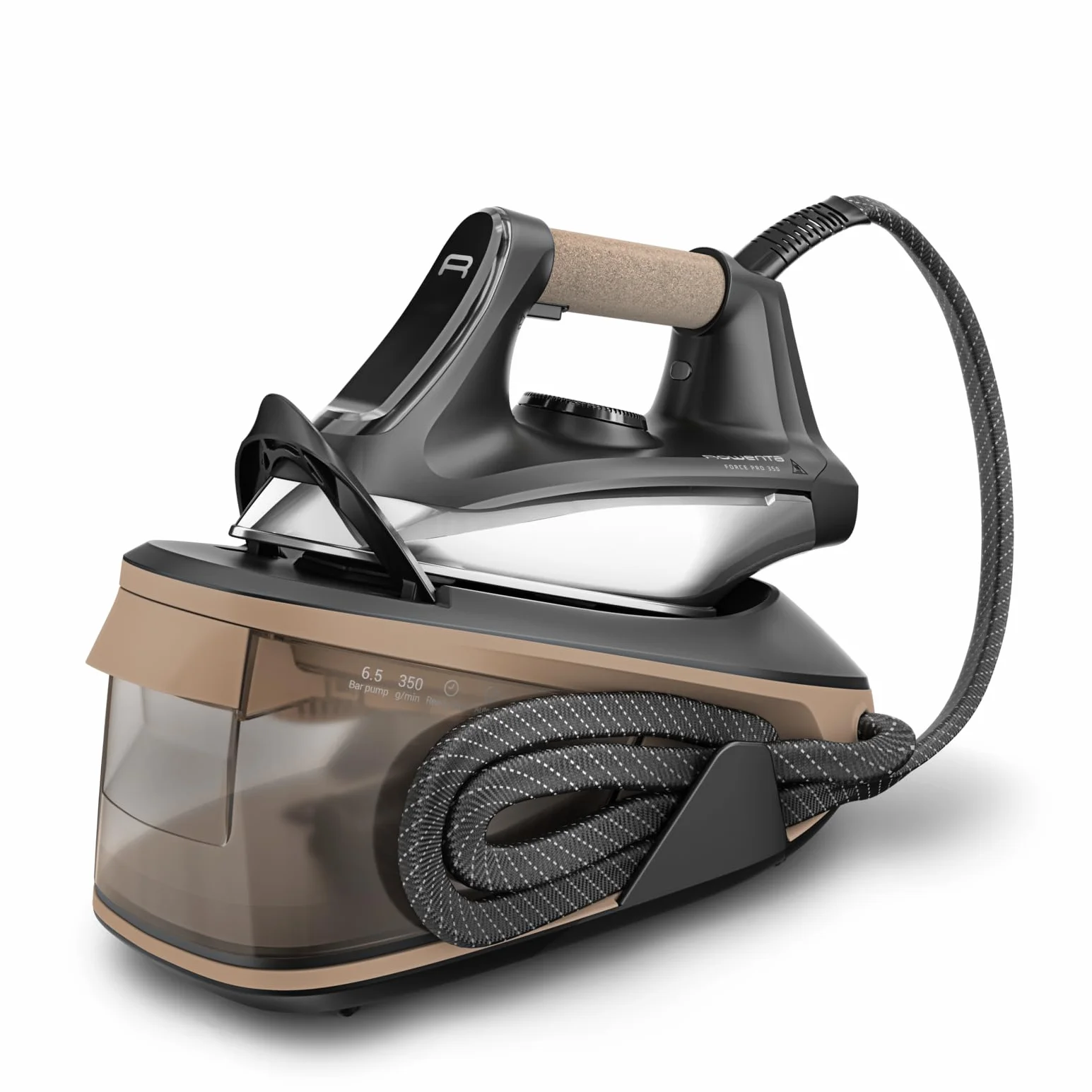 Rowenta Force Pro 350 VR7442 - Plancha con generador de vapor | Potencia 2400 W, planchado rápido y eficiente, suministro de vapor 120 g/min, presión 6,4 bar