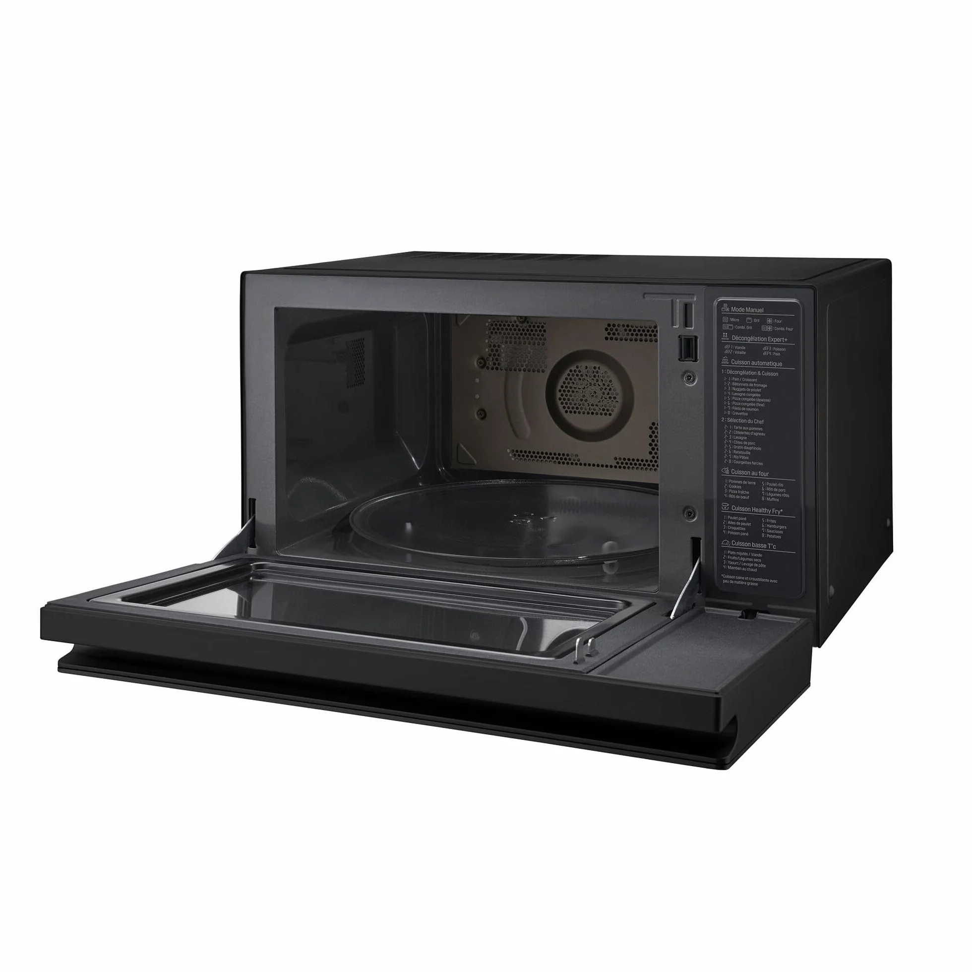LG Horno Microondas 4 en 1 39L 1100W Smart Inverter Negro
