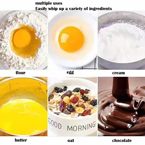 Batidor de Huevos Manual de Acero Inoxidable, Prensa para batir Crema, Varilla agitadora giratoria semiautomática para Cocina