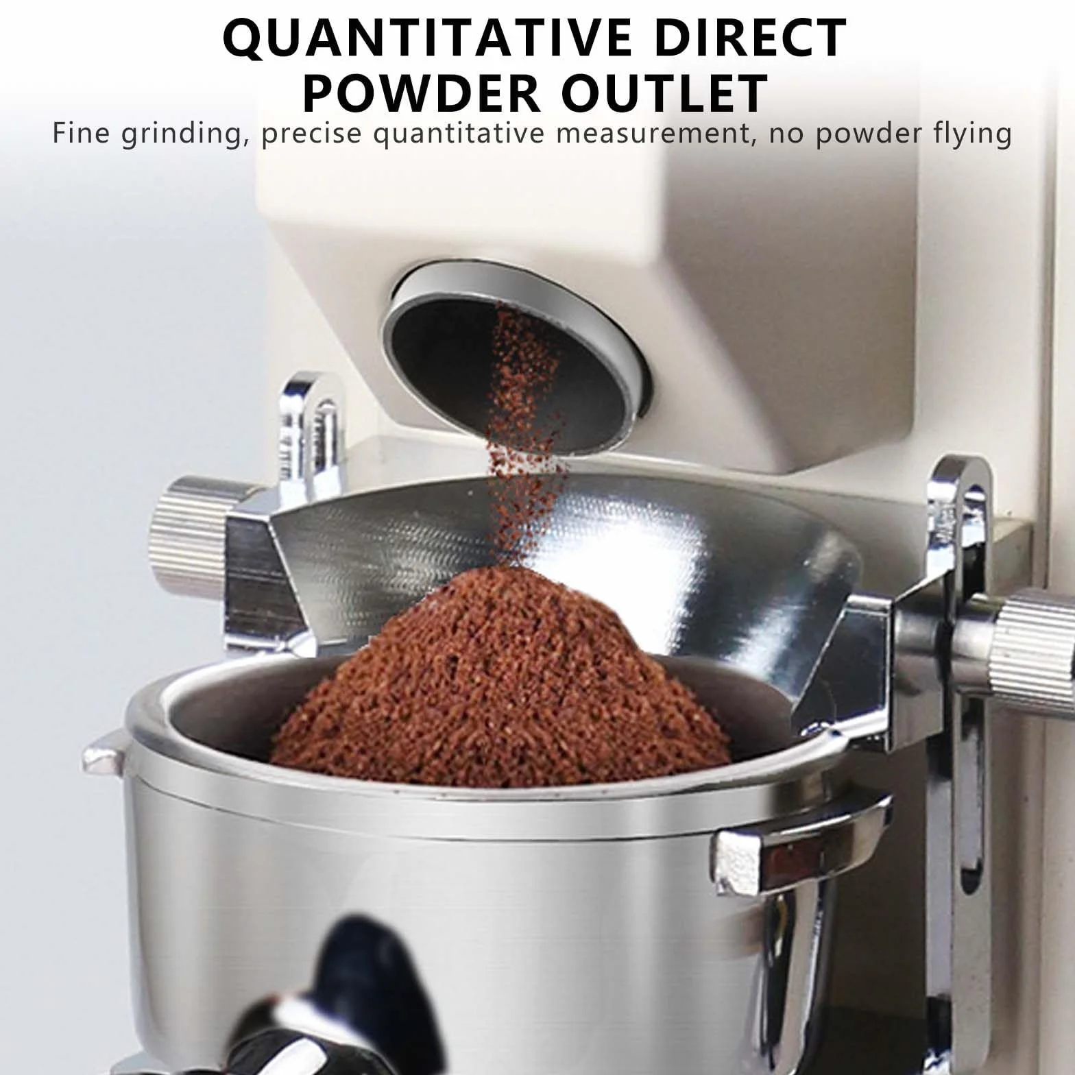 Molino De Café De Muelas Planas De 64 Mm, Dos Modos De DosificacióN, Capacidad De 453 G, Pantalla Digital Black