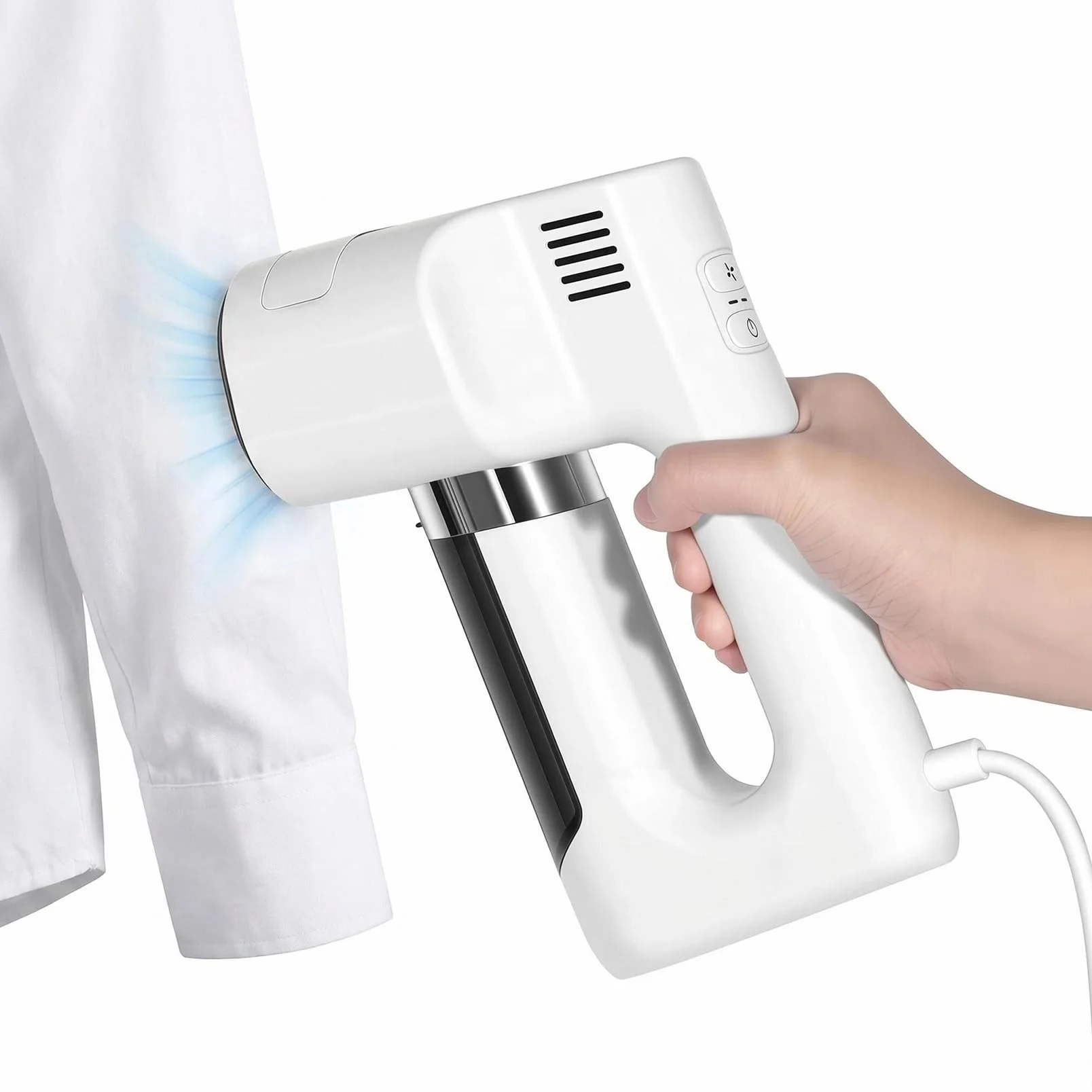Vaporera con aspiración 3200pa Plancha de vapor | portátil 2-en-1 Combo vaporera y plancha Calentamiento rápido para viaje