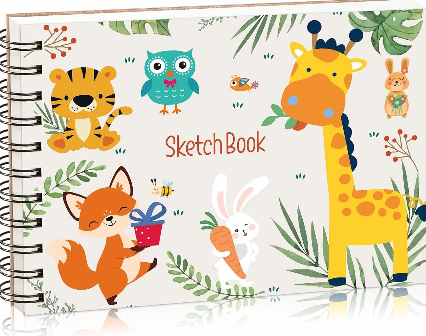 Cuaderno de Dibujo Niños A4 Espiral Bloc Dibujo Regalo Principiantes Pintura