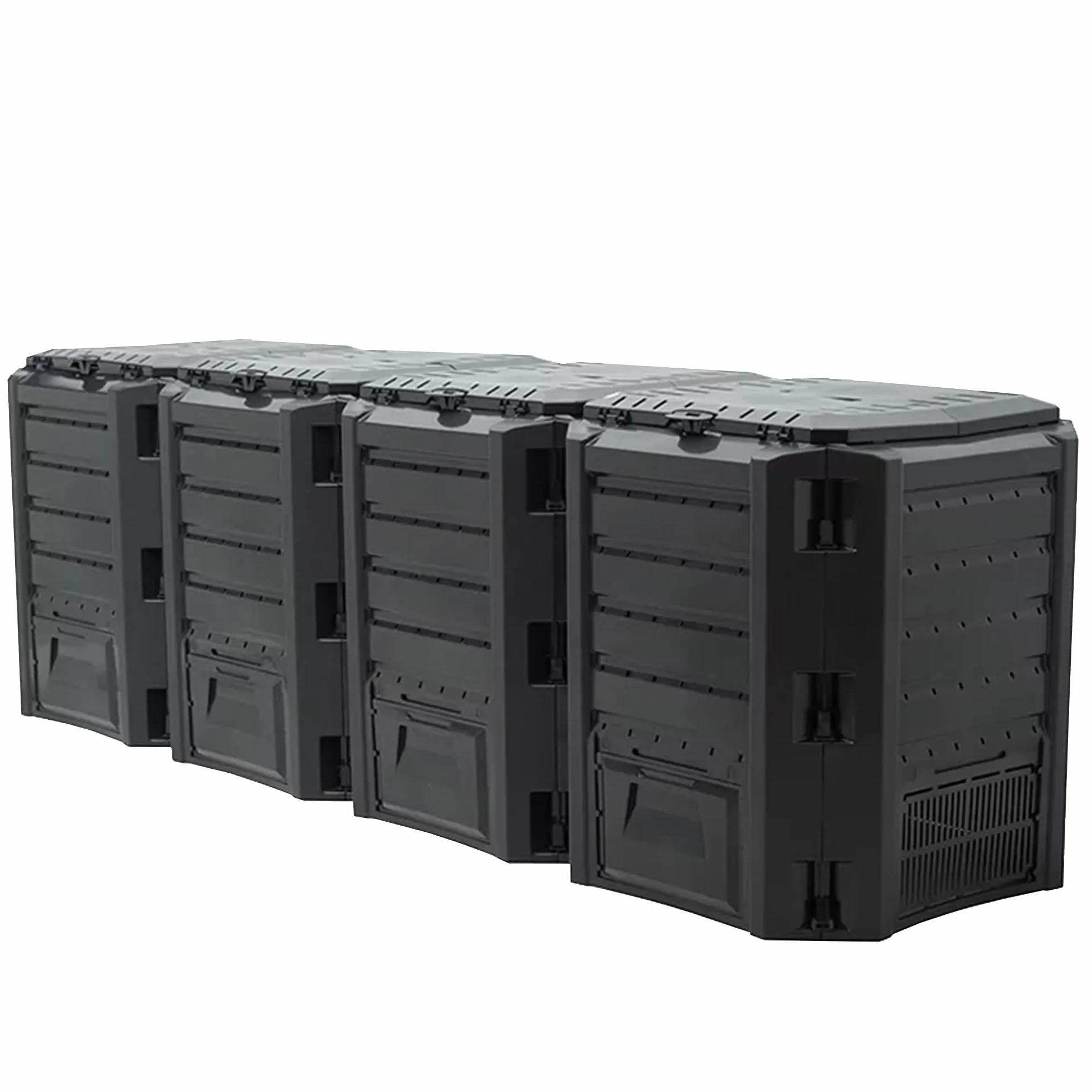 Planta de compostaje Module compogreen 1600l., Dimensiones (mm) 2610x719x826, Color Negro