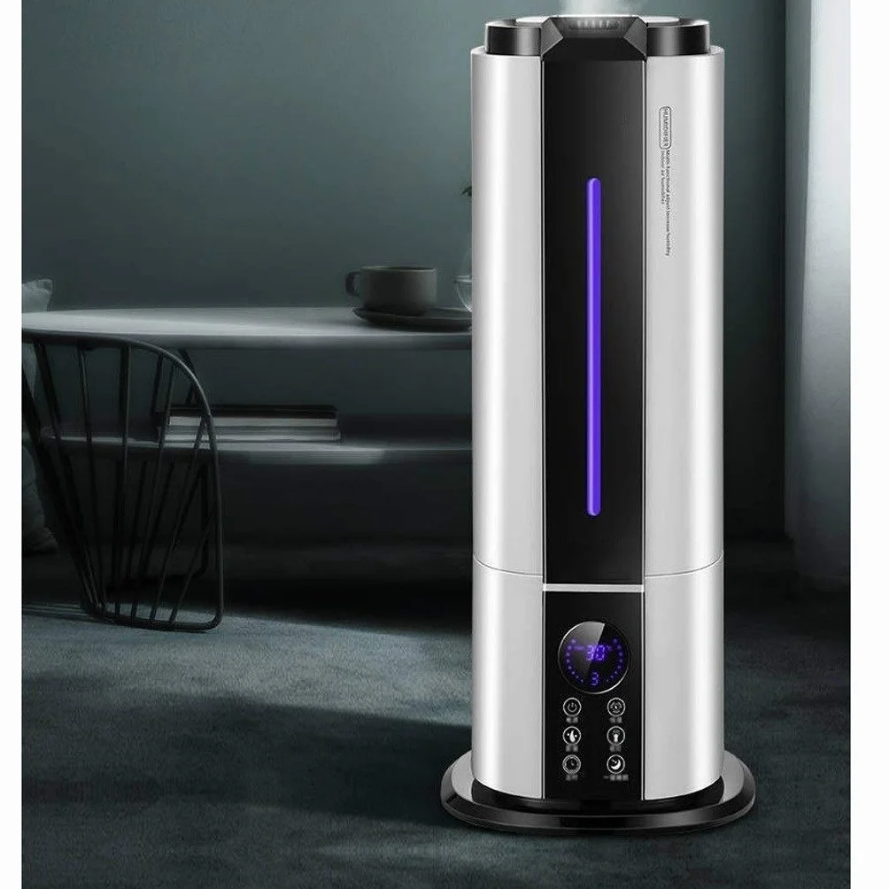 Humidificadores para Dormitorio, humidificadores para Dormitorio Humidificador de Aire de pie Funcionamiento silencioso, Apagado automático y función de luz Nocturna