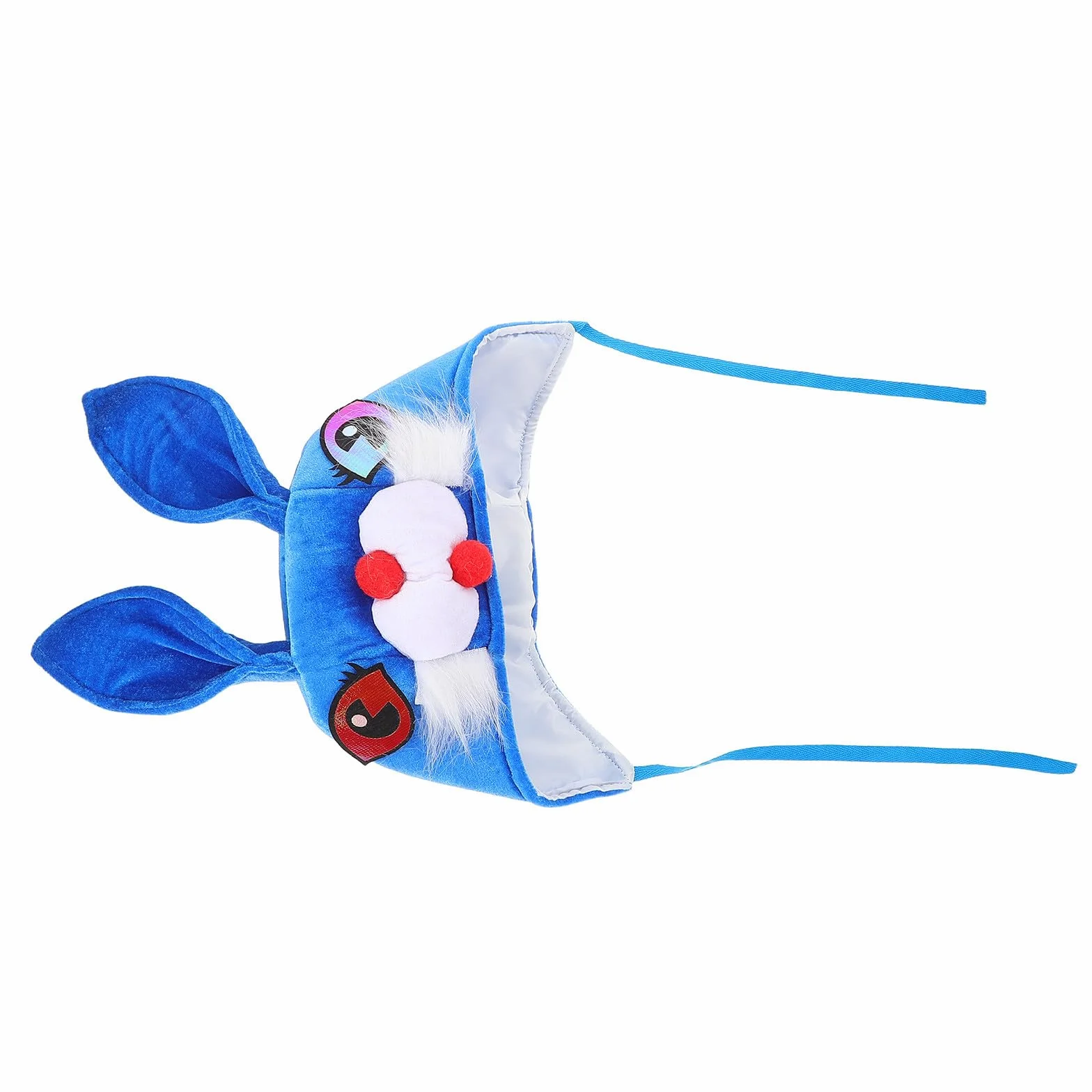 SEWACC 5 Piezas Sombrero de Conejo Azul de Poliéster para Disfraz, Cómodo y Fácil de Limpiar, Adecuado para Fiestas de Halloween y Celebraciones Familiares