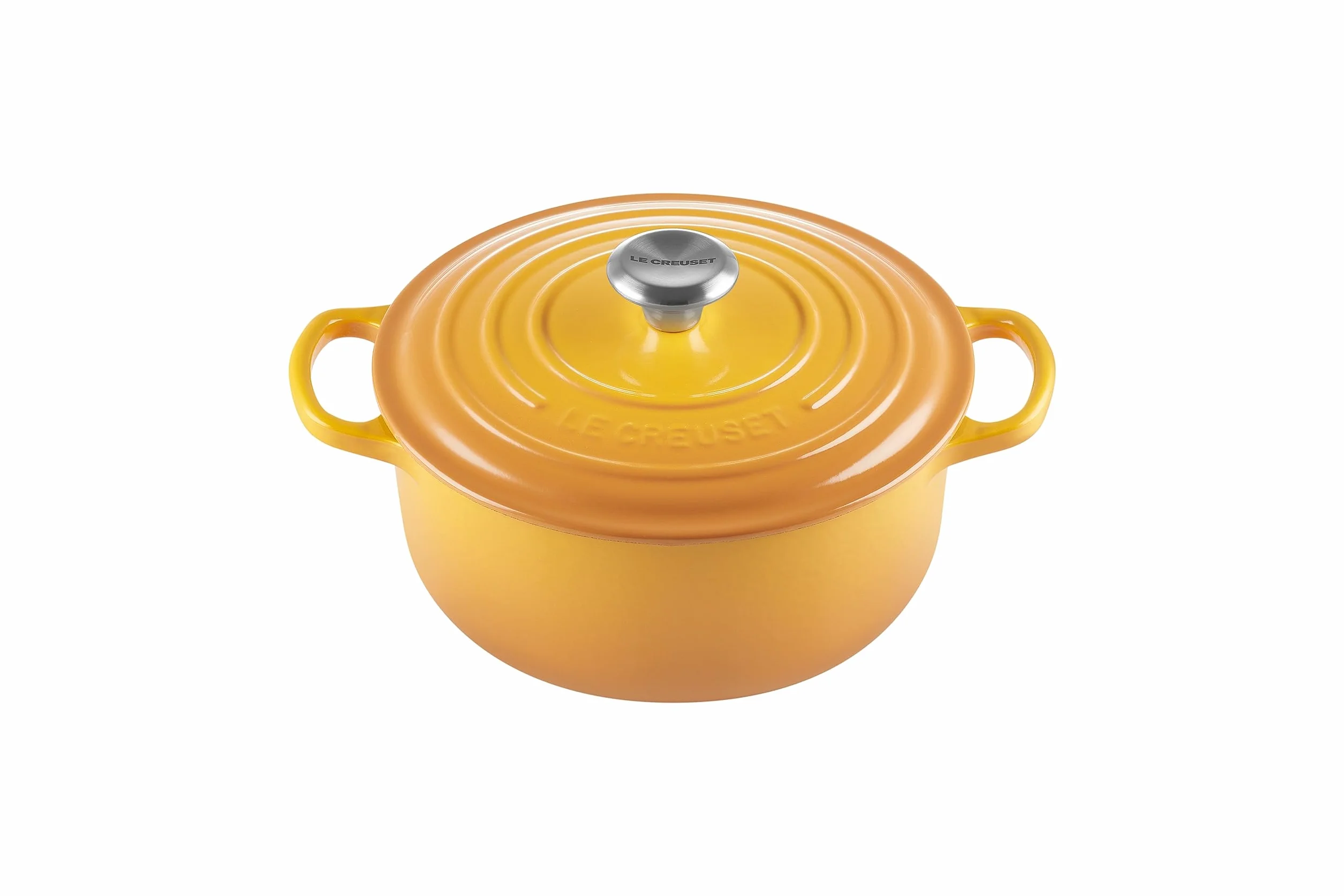 Le Creuset Cocotte redonda de hierro fundido, 20 cm, 2, 4 L, Todas Las Fuentes de Calor Incluso inducción, Nectar, 21177206724430