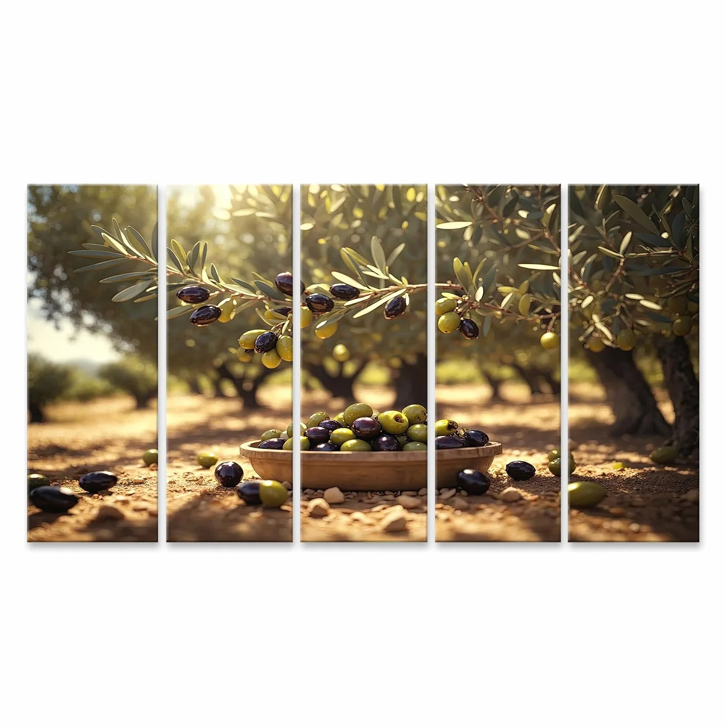 islandburner cuadro sobre lienzo deliciosas aceitunas pintoresco olivar olivo delicioso aceitunas pintorescas imágenes murales carteles