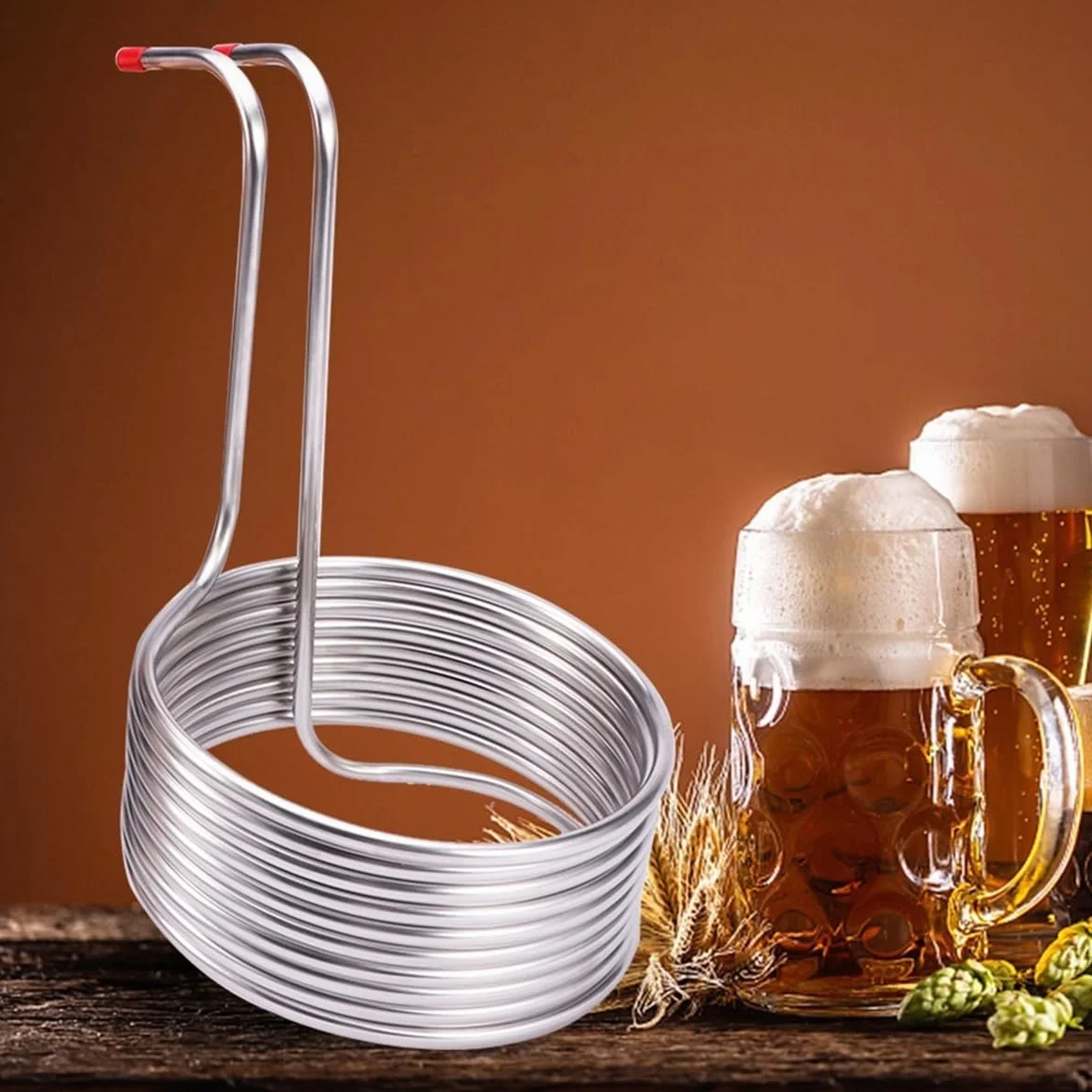 Serpentín De Enfriamiento De Cerveza, Serpentín De Enfriamiento De Acero Inoxidable For Cerveza, Enfriador De Mosto De Elaboración Casera, Enfriador De Agua (Size : 8m)