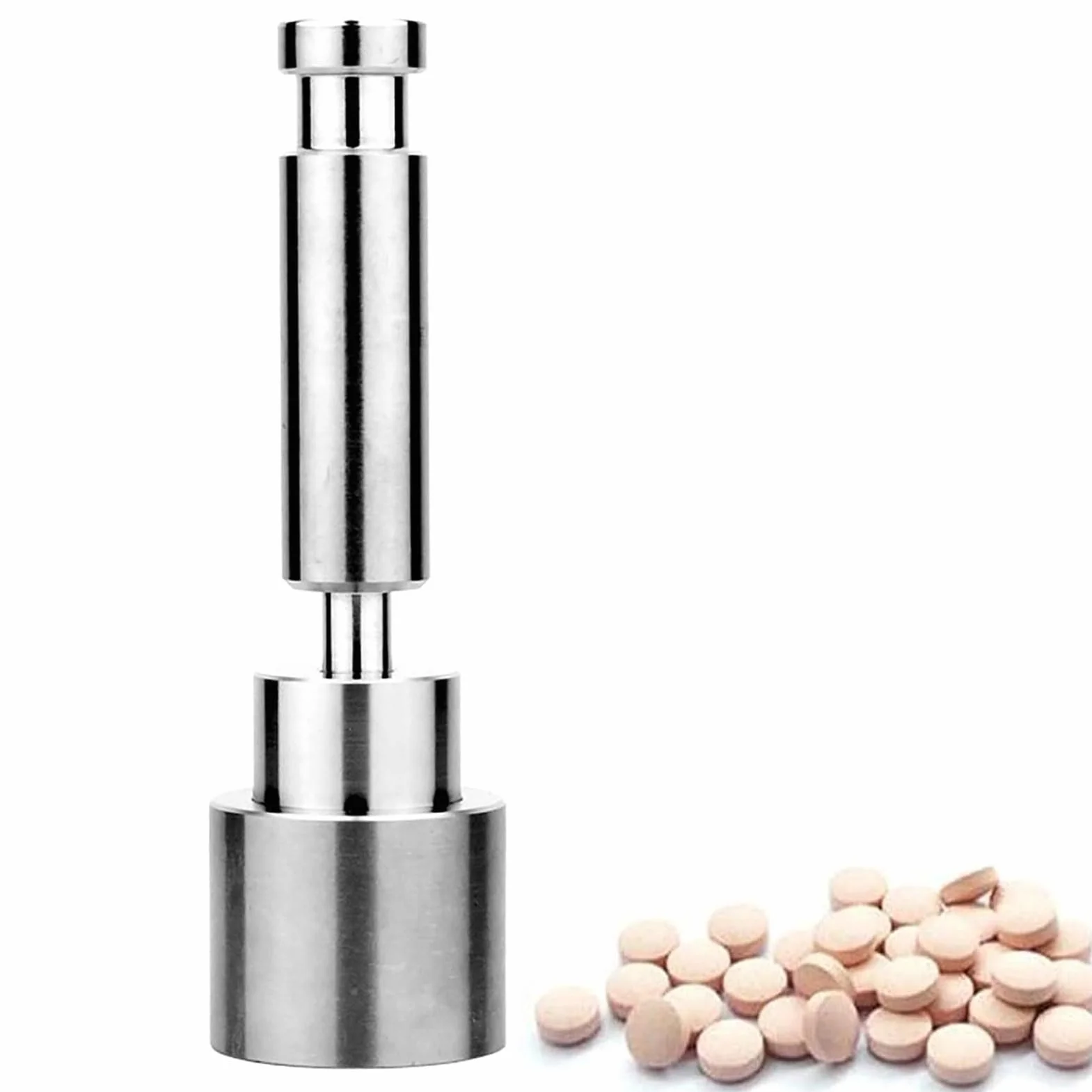 Máquina de prensado de tabletas manual, máquina de prensado pastillas, herramienta para hacer pastillas, dispositivo hacer rebanadas azúcar, máquina de moldeo tabletas leche casera bricolaje 8mm