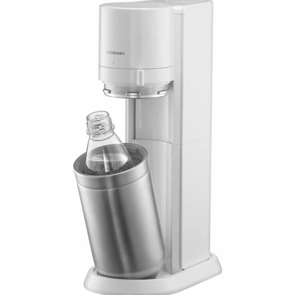 Sodastream Duo Megapack - Gasador de agua para hacer agua con gas, blanco, 31 x 16 x 44 cm, 6 kg