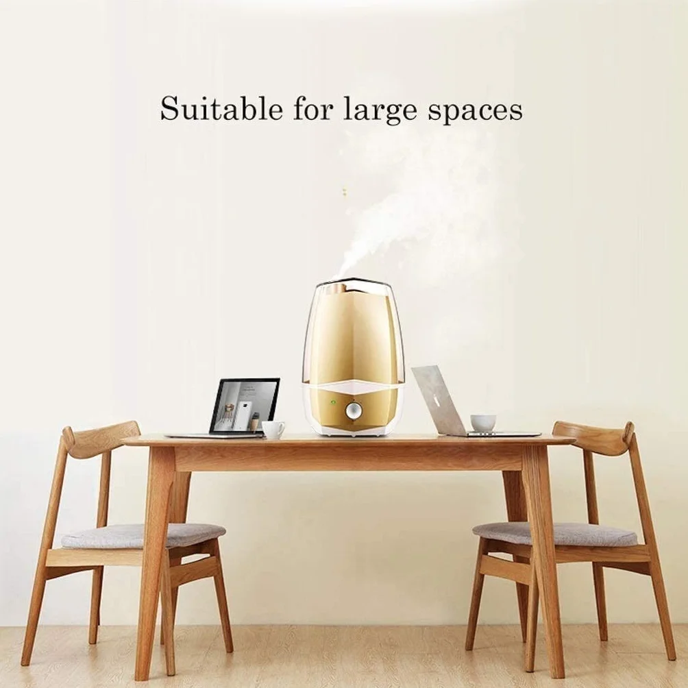 Humidificadores, humidificadores silenciosos para Dormitorio, humidificador de Aire fácil de Limpiar y controlar, Apagado automático, Tiempo de Funcionamiento de 2(