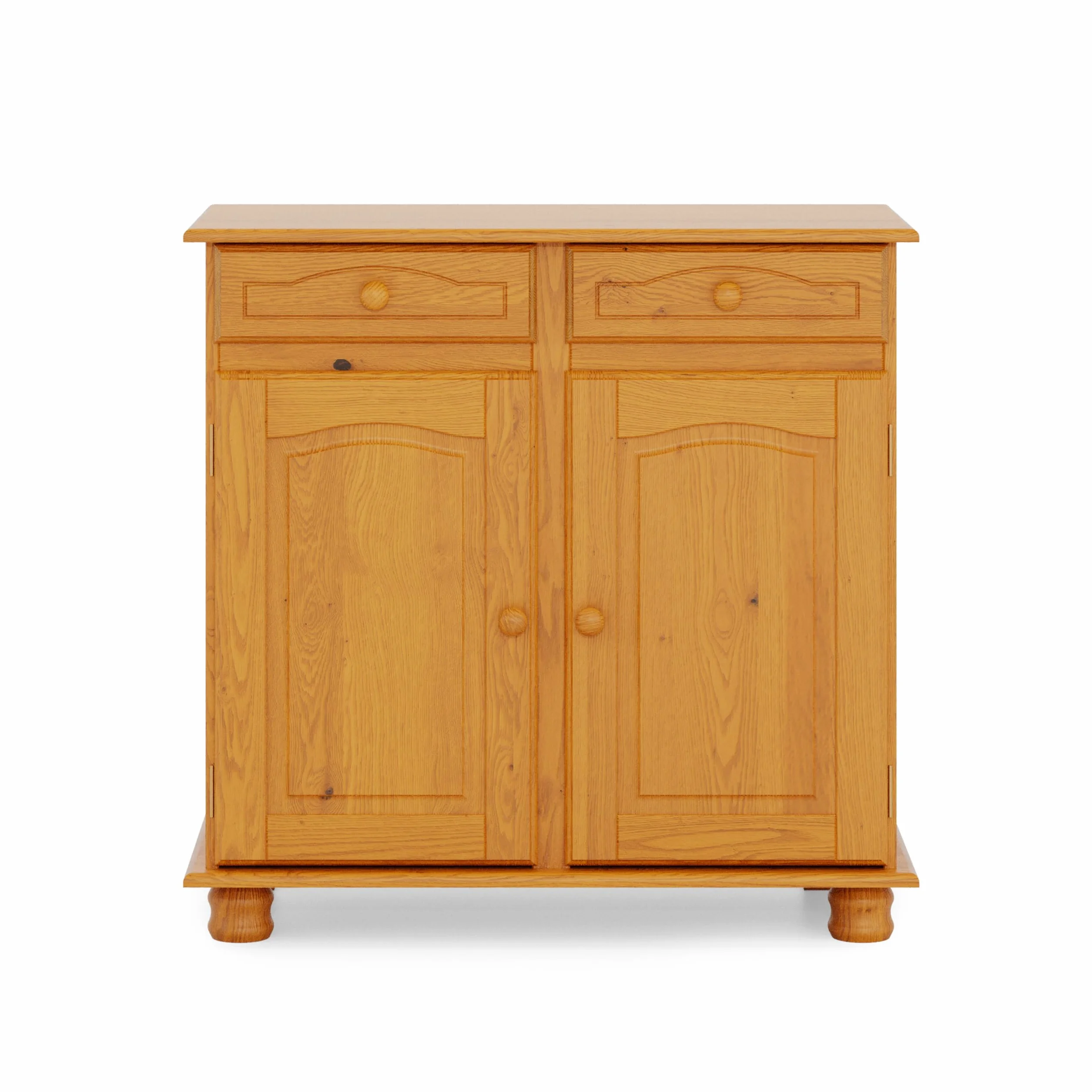 Aparador Alacena de Pino Macizo – Serie Canet, Mueble Auxiliar de Almacenaje para Cocina, Comedor o Salón, 86x42x88 Miel