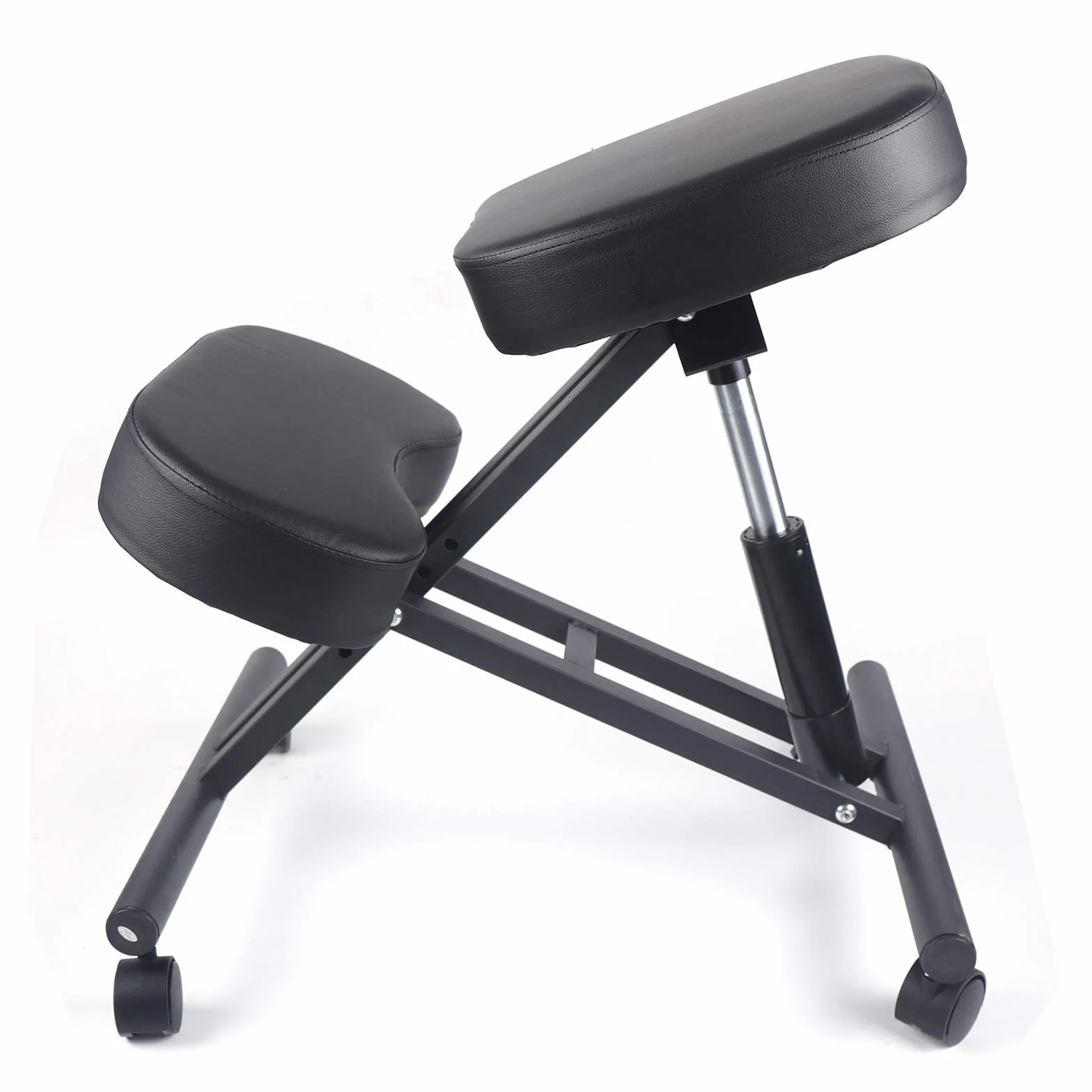 Silla de rodilla ergonómica y ajustable, silla correctora de postura, altura regulable, silla ortopédica sin respaldo, silla de oficina con ruedas para el hogar y la oficina