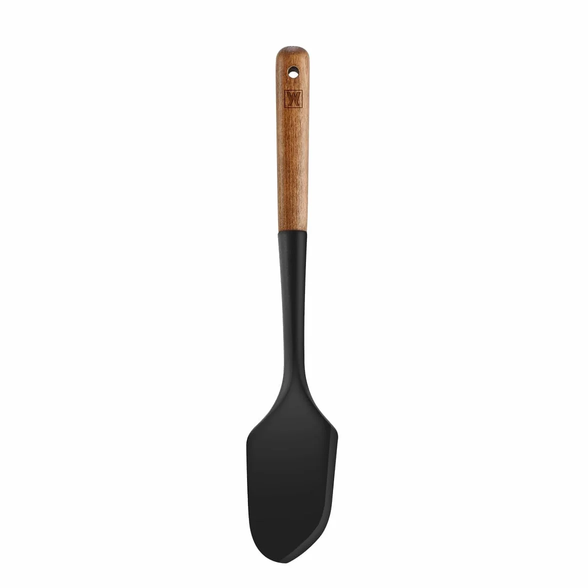 WAGENSTEIGER Espátula de silicona con mango de madera: espátula de cocina multiusos para untar y mezclar, utensilios de cocina resistentes al calor, sin BPA, protege las superficies con diseño de
