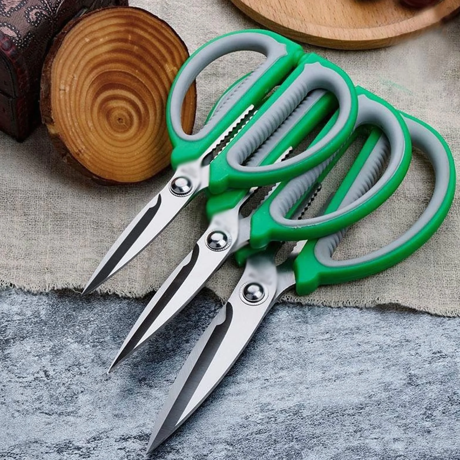Tijeras de cocina Tijeras de sastre fuertes Acero Costura Hogar (Mediano)