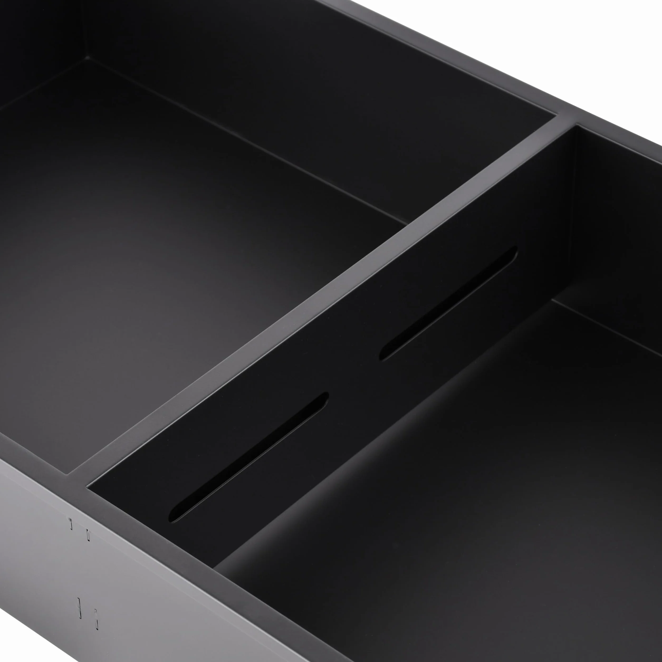 Nicho de ducha de acero inoxidable, 60 x 30 cm, color negro | 2 pisos | Nichos empotrables impermeables, solución de almacenamiento de diseño para baño moderno