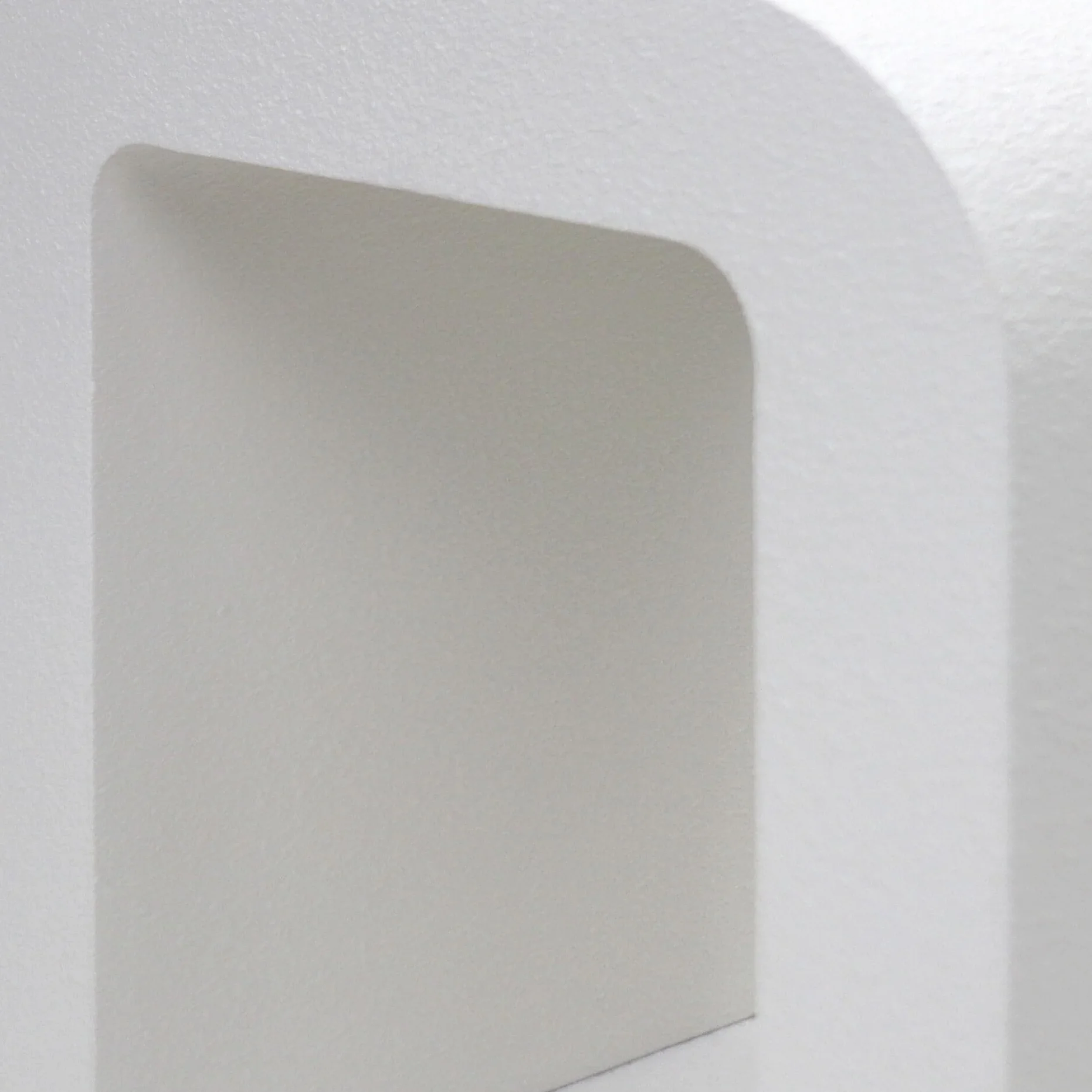 Rebecca Mobili Mesa de Centro, Mesa Decorativa para Salón, Blanca en MDF, Diseño Moderno – Medidas AxANxFON: 45 x 40 x 30 cm – Art. RE7274