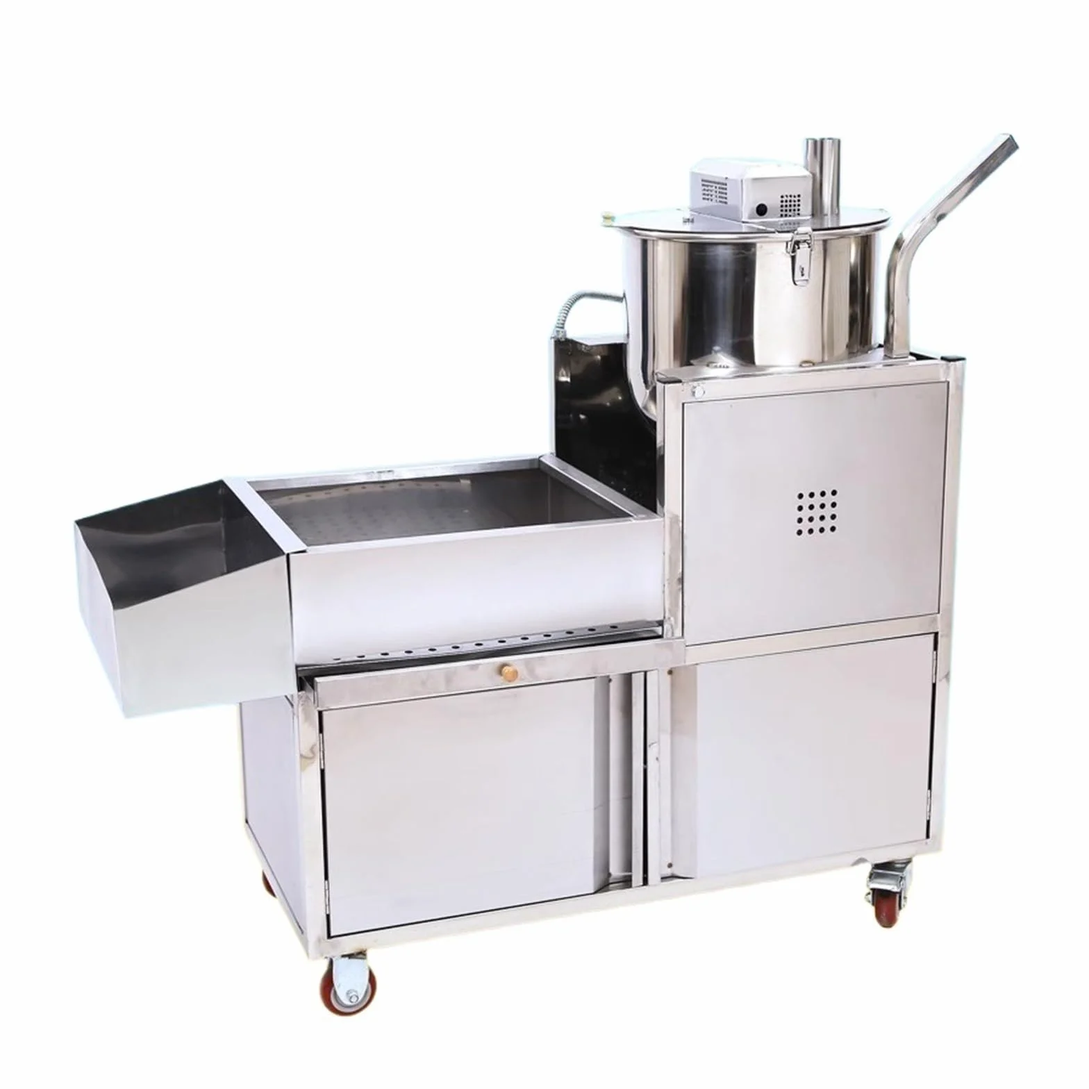 fabricante de palomitas de maíz Máquina de palomitas maíz comercial totalmente automática a gas nueva esférica para uso familiar