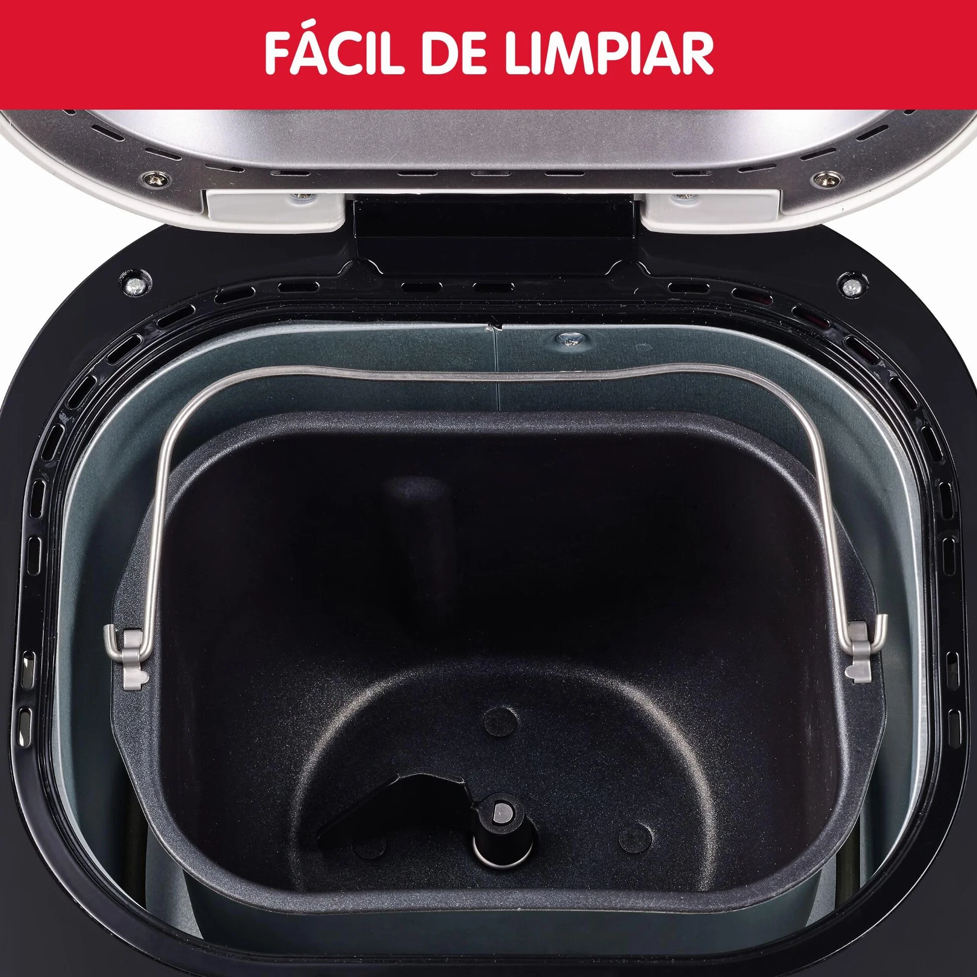 Moulinex Pain & Délices, Panificadora 1 kg, función yogur, pan sin gluten, pan casero, 20 programas automáticos, temporizador de 15h, función mantenimiento de 1h, libro de recetas incluido, OW240E30