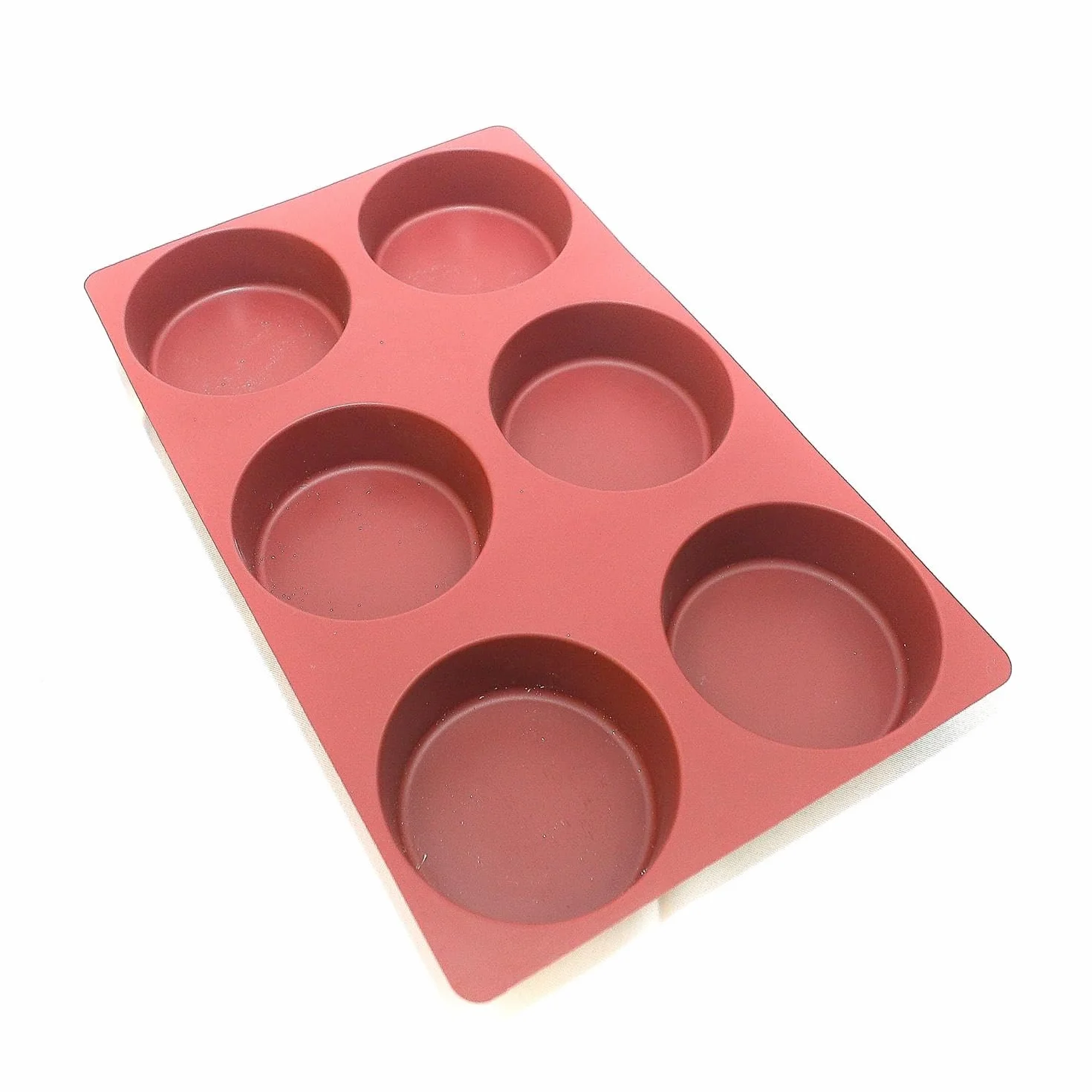 Maé Innovation - Molde de silicona de 40 x 30 cm, 6 cilindros, diámetro 10 x 3,5 cm, antiadherente, fabricado en Francia