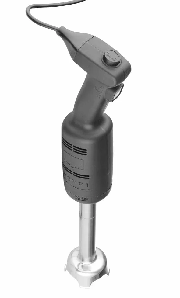 HENDI Batidora de Mano para Uso Profesional con Velocidad Ajustable | PA y acero inoxidable, brazo batidor 160mm, 230V/270W, 140x76x(H)503mm, peso 1,68kg