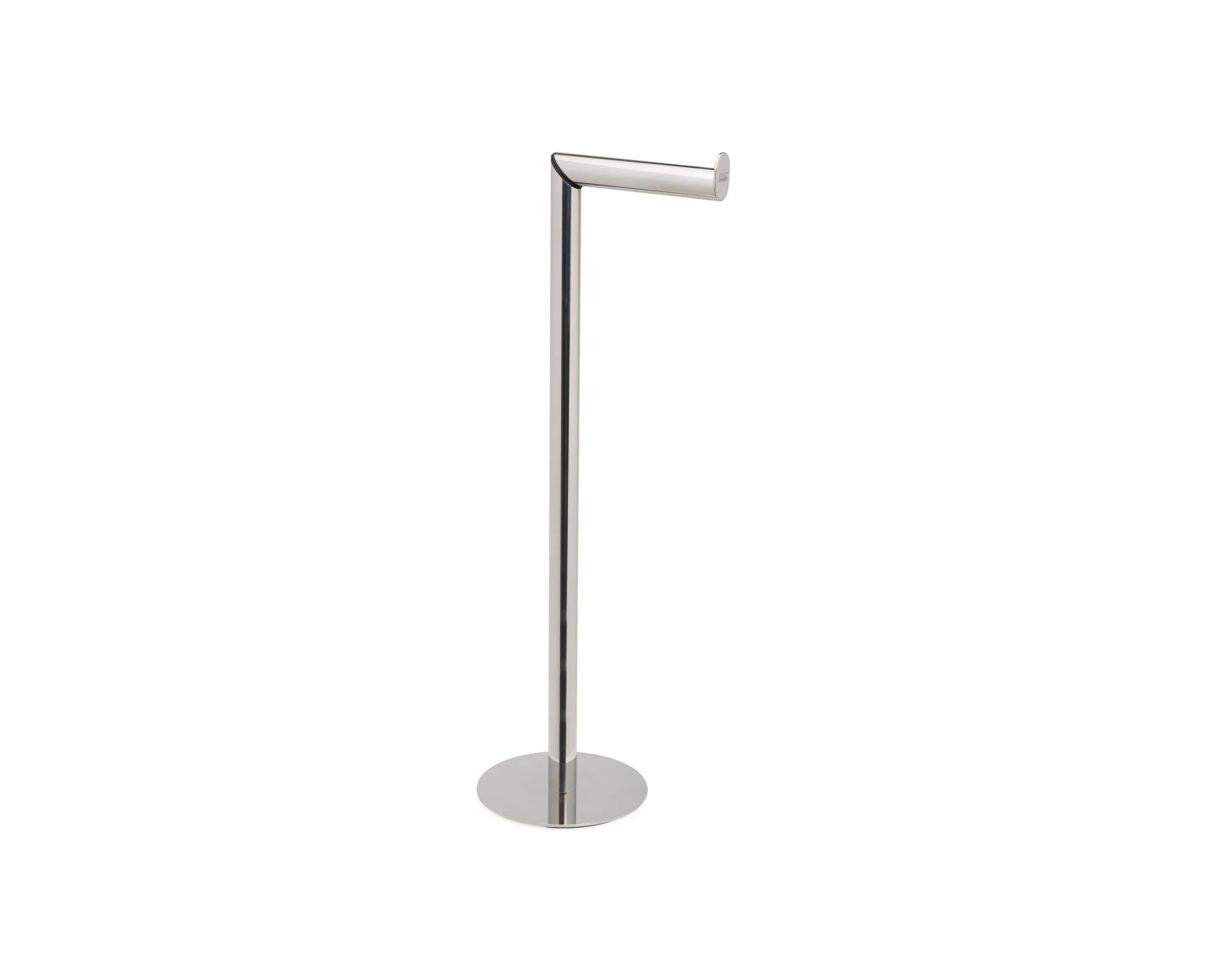 Joseph Joseph EasyStore Luxe Portarrollos Papel Higiénico 2 en 1 de Pie, Acero Inoxidable Premium con Base Pesada, Soporte para hasta 4 Rollos