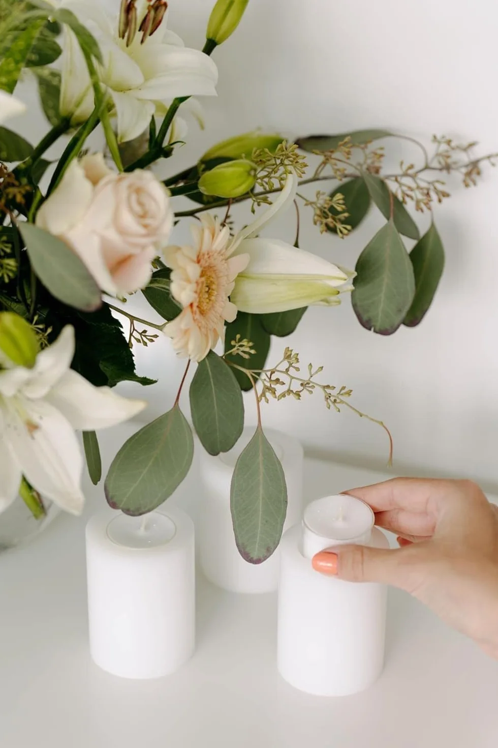 Velas de té blancas Horeca 100 unidades Duración 8 horas Inodoras Sin perfume