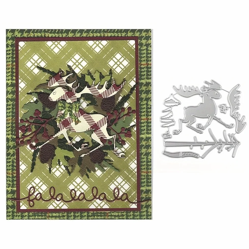 Lapoo Festivals - Troquel de corte de metal para álbumes de recortes, plantillas de corte duraderas para álbumes de recortes, álbumes de fotos, tarjetas de papel decorativas, suministros para hacer