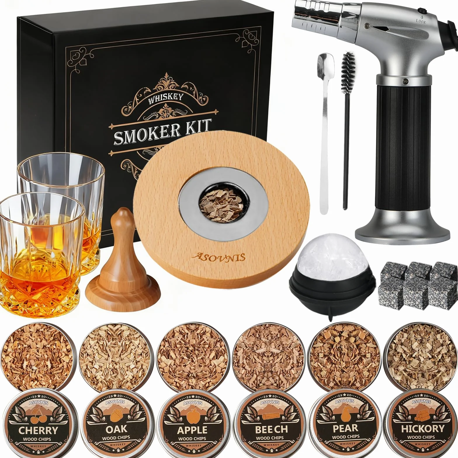Kit para ahumar whisky