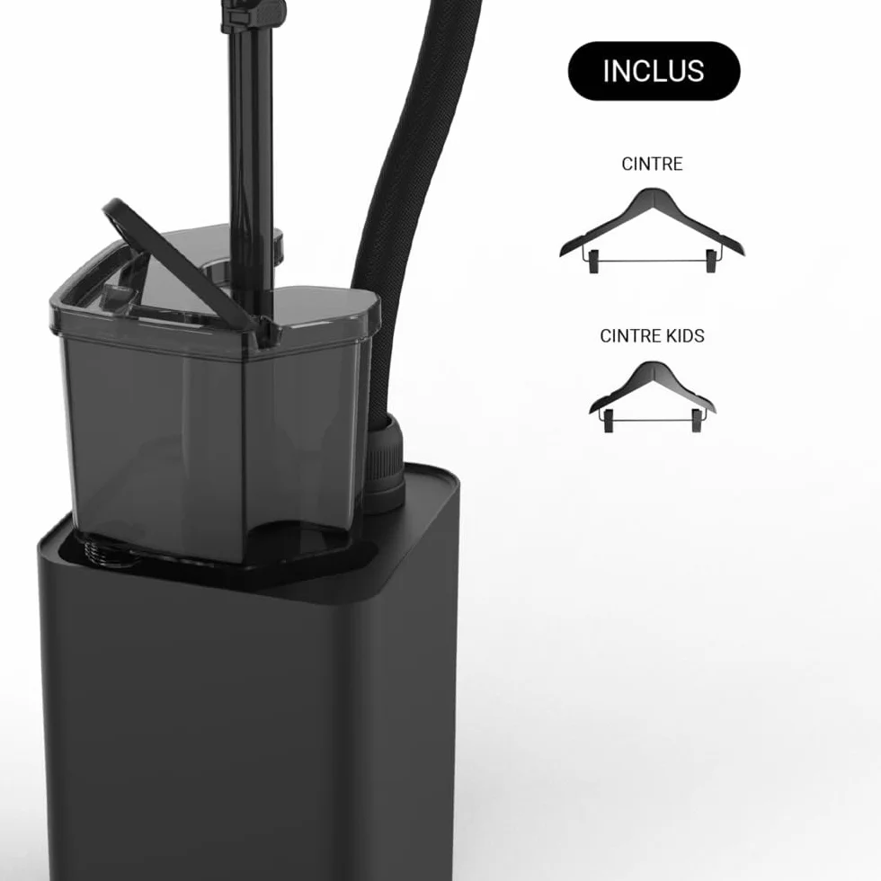 SteamOne - Plancha de Vapor Steamer 1900W 40g/min Familys EUKID190B - Plancha Vertical Autonomía 45min (1800mL) - Elimina 99,99% de Impurezas - Lista en 60s - Potente, Compacta y Fácil de Usar