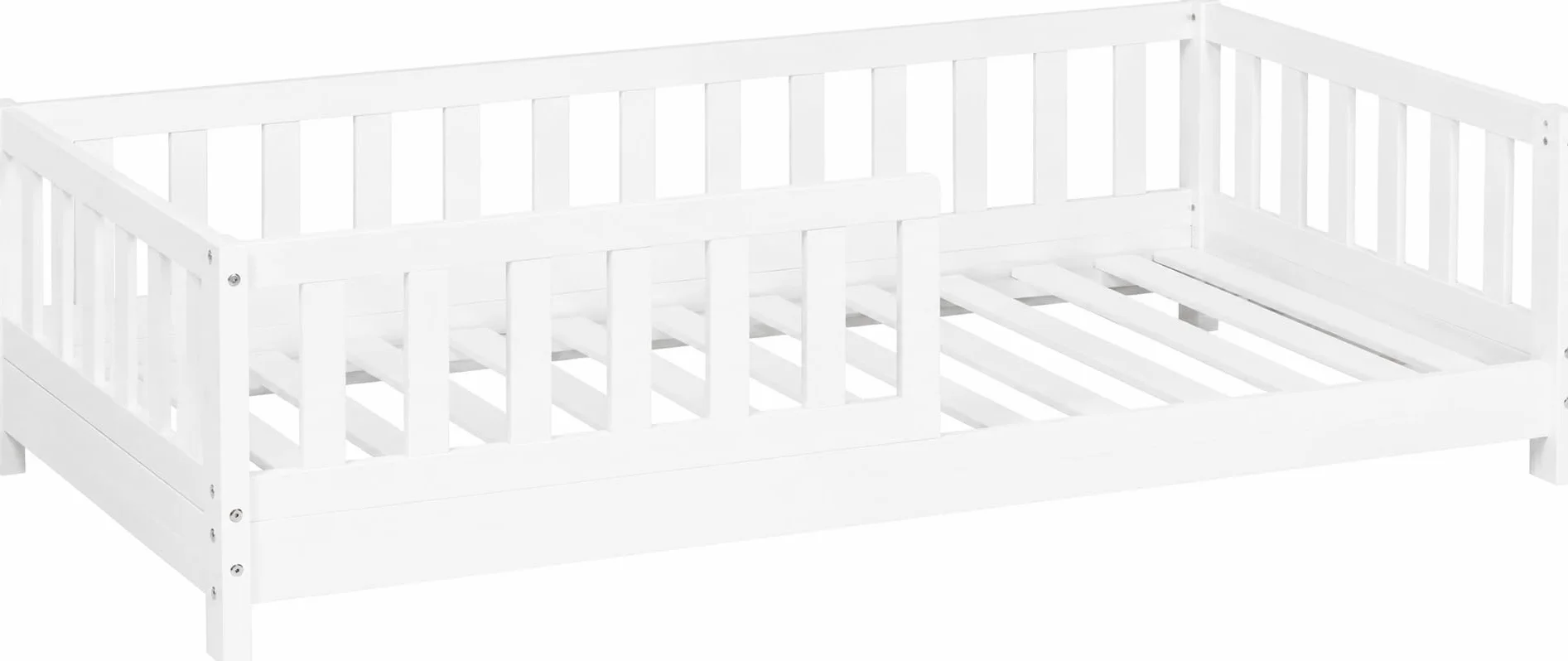 Montessori - Cama para niños (80 x 160 cm), color blanco