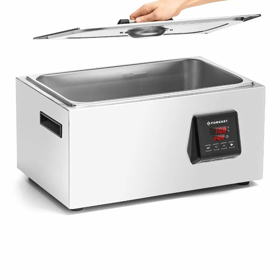 Sous Vide Circulador Bemar | Capacidad 28 Litros | Cocina al Vacío y Baño María | Garantiza una Temperatura Uniforme | Alimentos Cocinados en su Punto | Potencia 1800W
