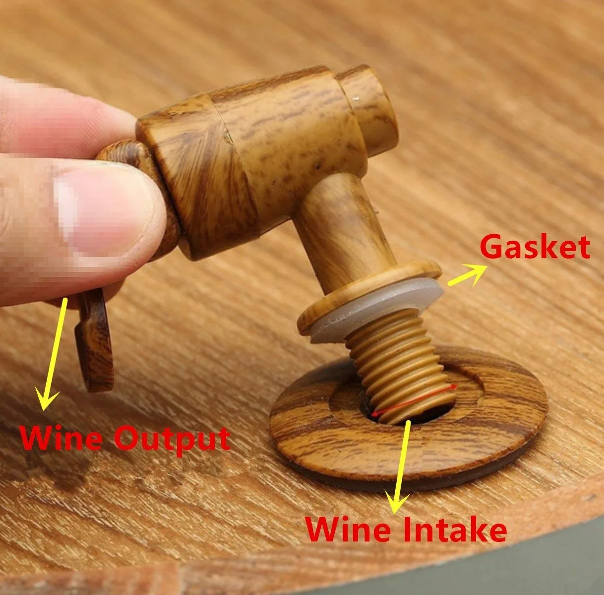 Barril de madera de roble de 10 litros para almacenamiento y envejecimiento de vino y bebidas, con soporte, de la marca Dream Wood