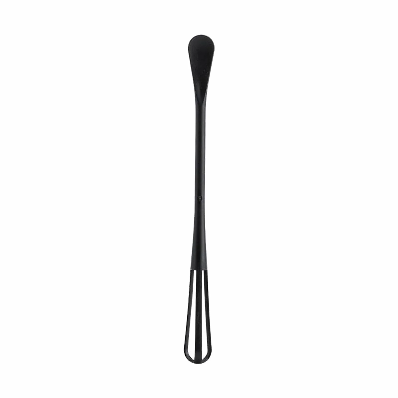 Batidor de masa acero inoxidable con mango ergonómico, mezclador Manual for hornear, batidor huevos, herramienta for agitar crema(PP black)
